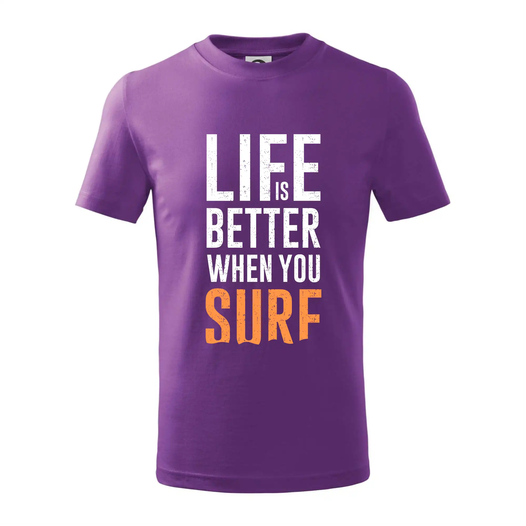 Surferske tričká - Life is better when you surf - Tričko detské bavlnené