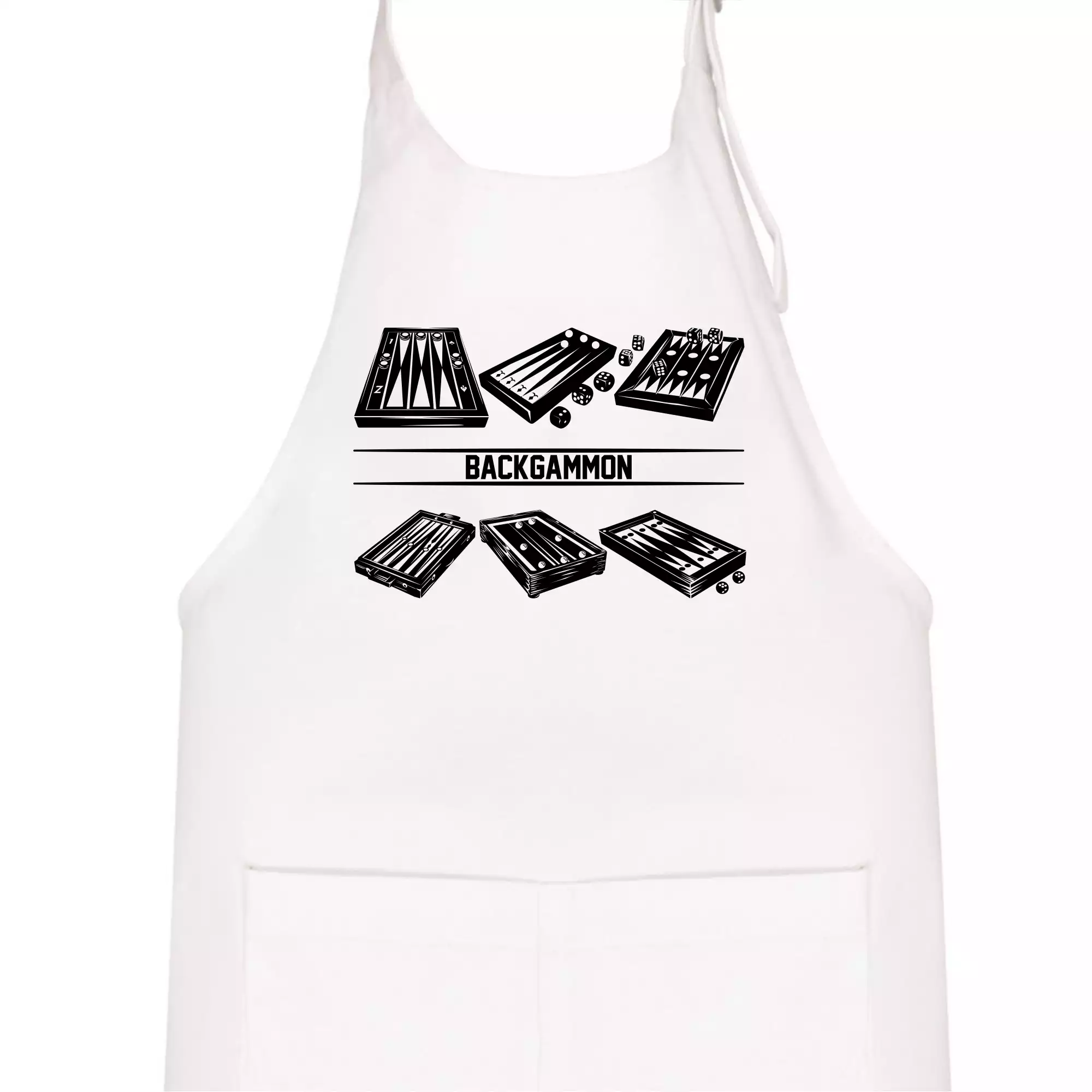 Backgammon černý set