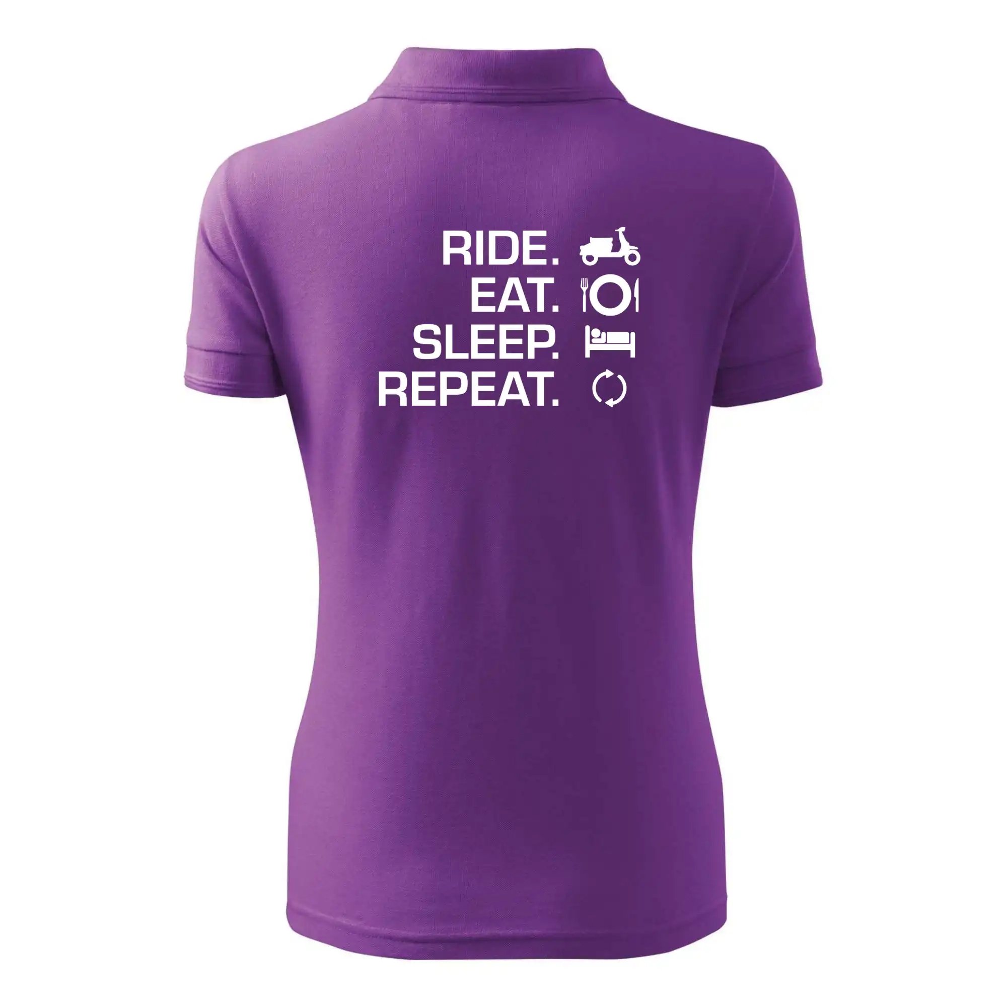 Ride Eat Sleep Repeat moto skútr