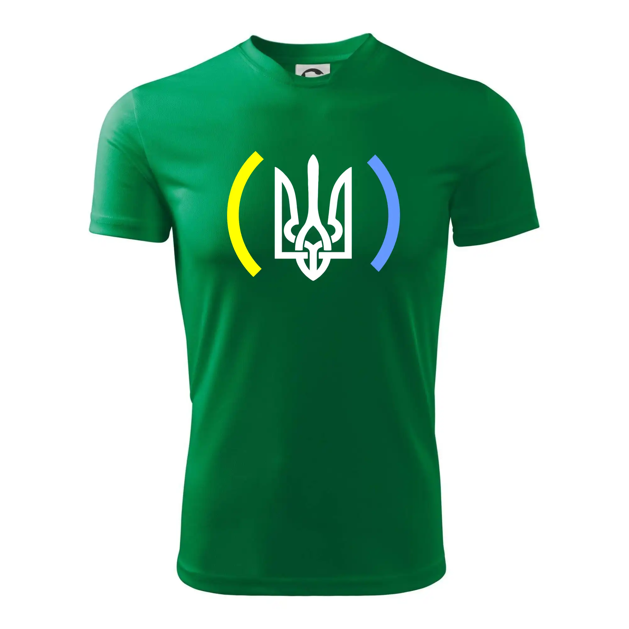 Ukrajina trojzubec s barvami