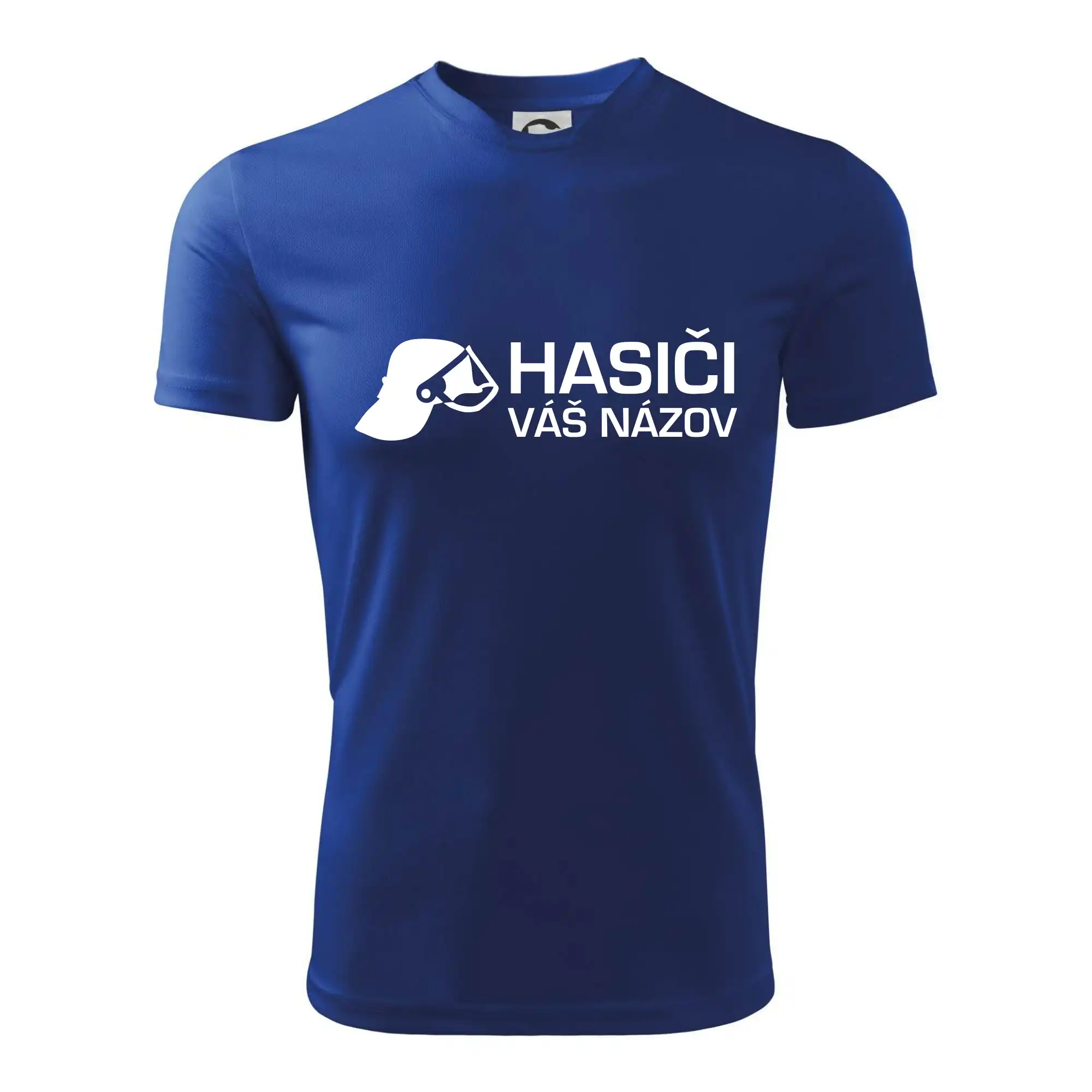 Originálne tričká pre hasičov - Hasiči helma - vlastný nápis - Detské tričko športové