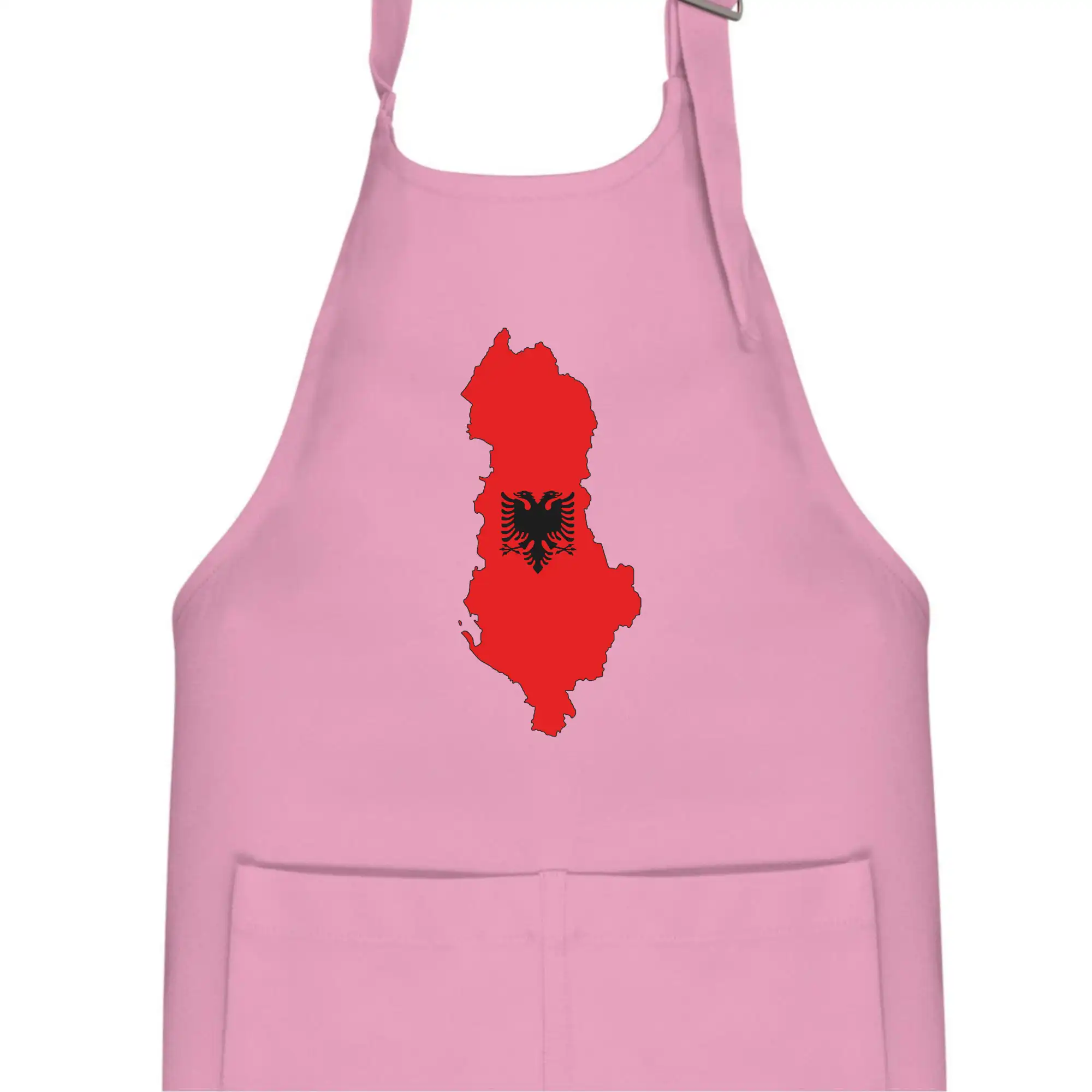 Albánie mapa a znak