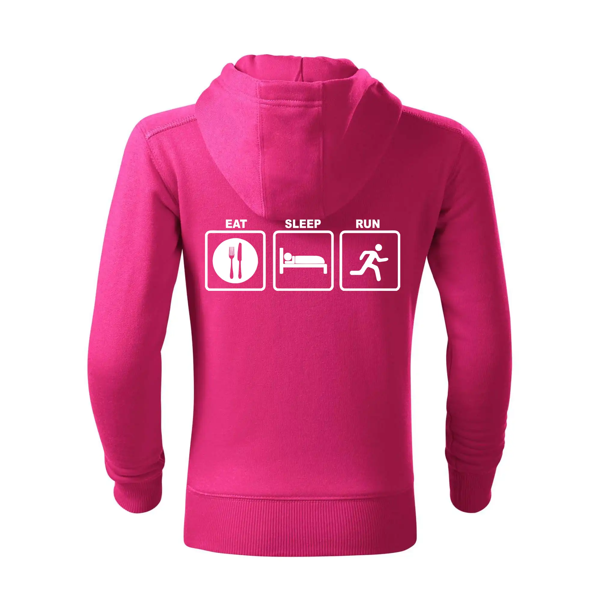 Eat sleep run čtverce