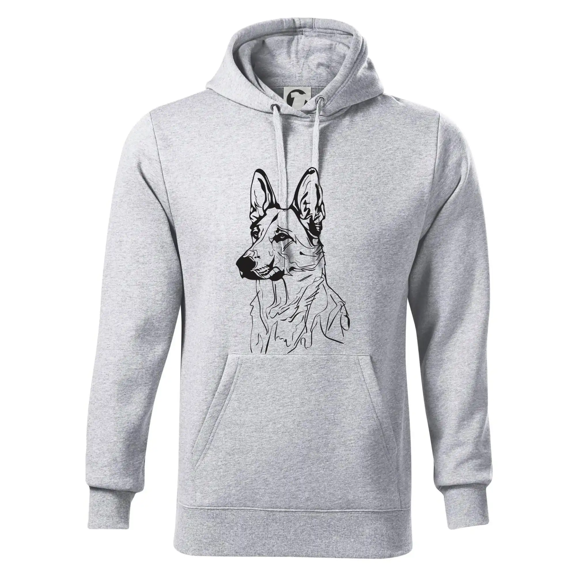 Německý ovčák černá kresba