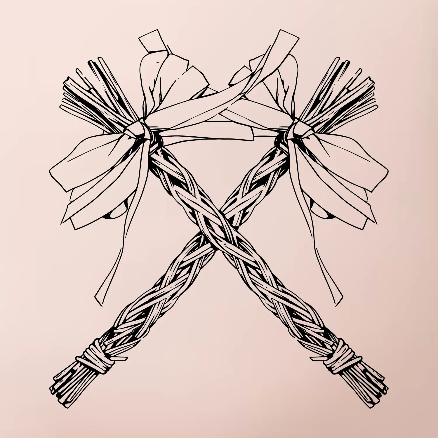 Pomlázky zkřížené