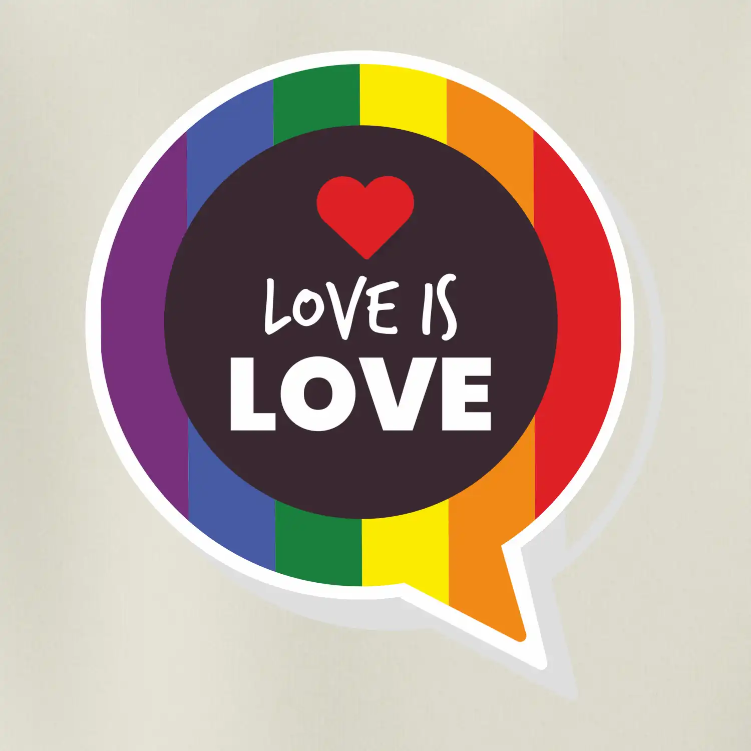 Love is love bublina