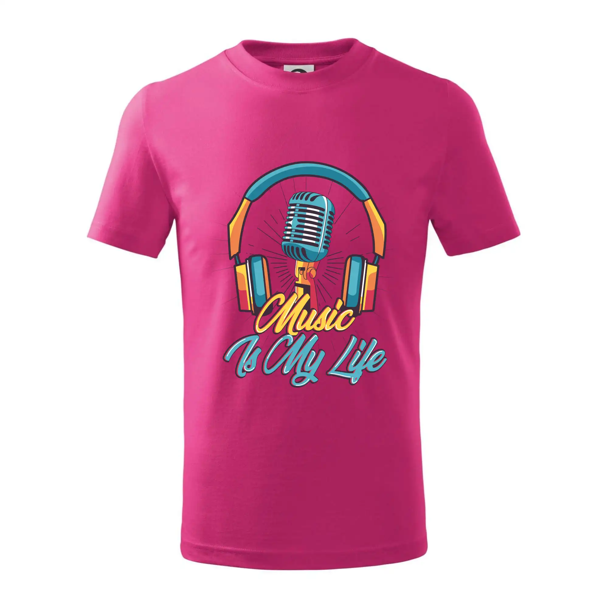 Music is my life slúchadlá - Tričko detské bavlnené