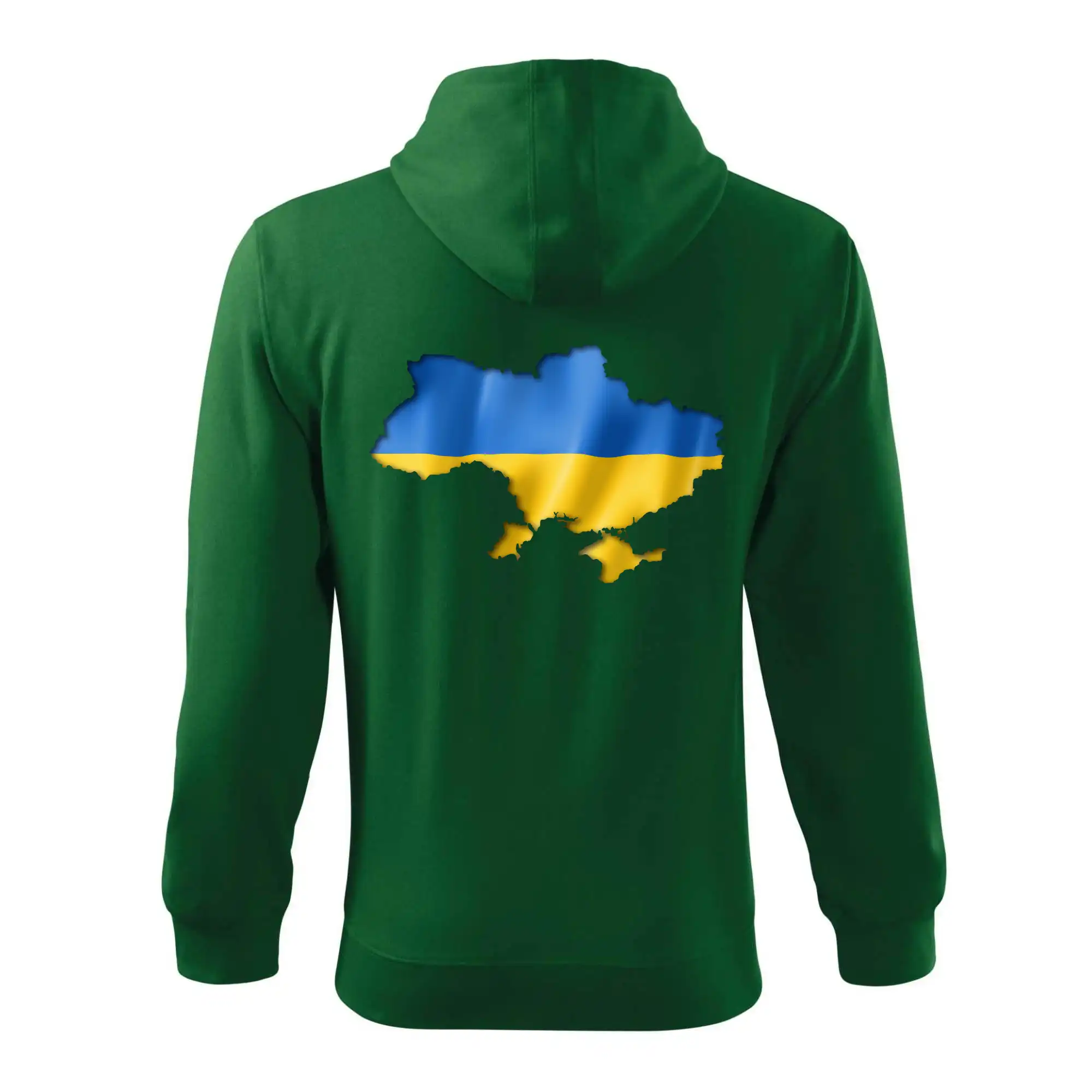 Ukrajina vlajka mapa