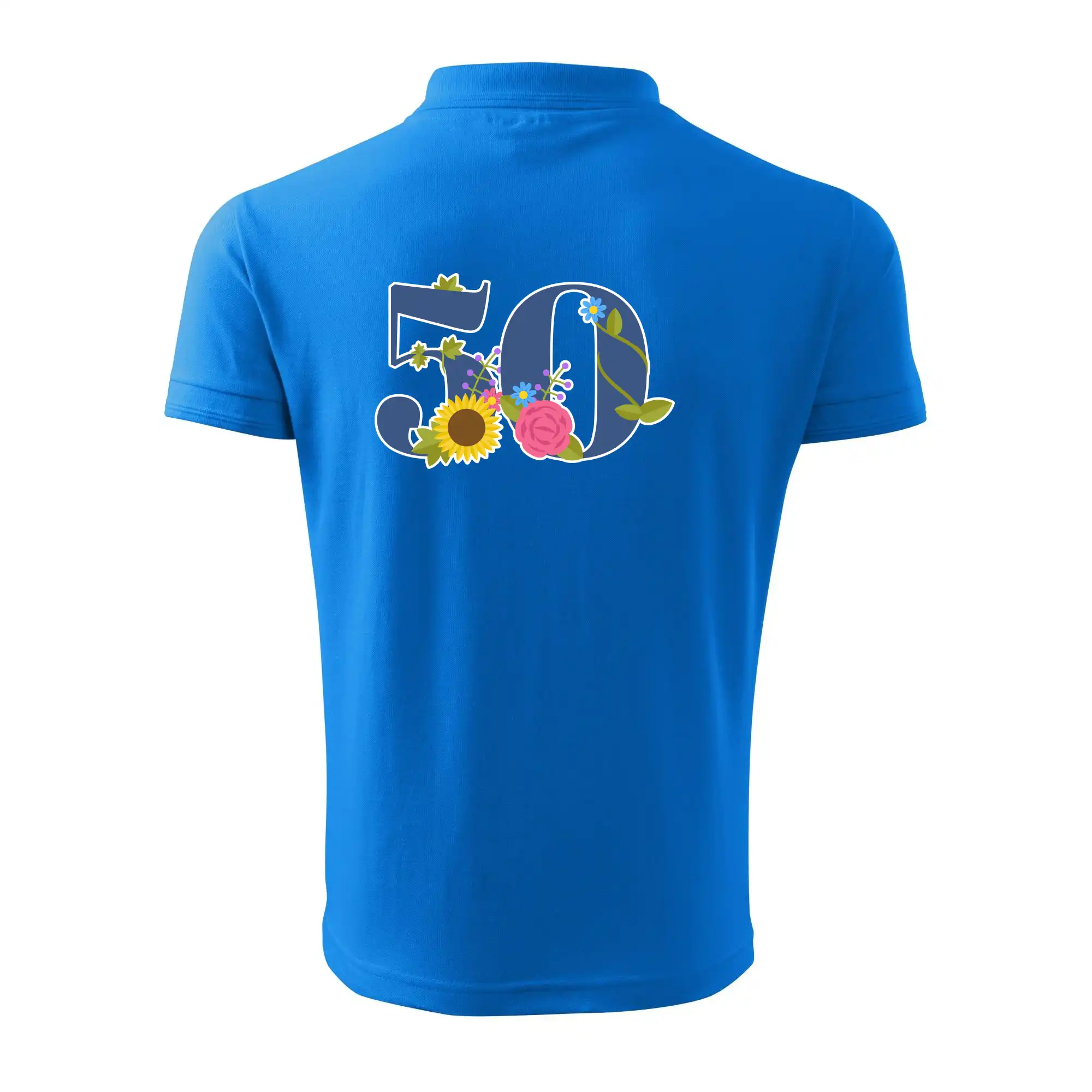Květinové číslo kreslené - 50
