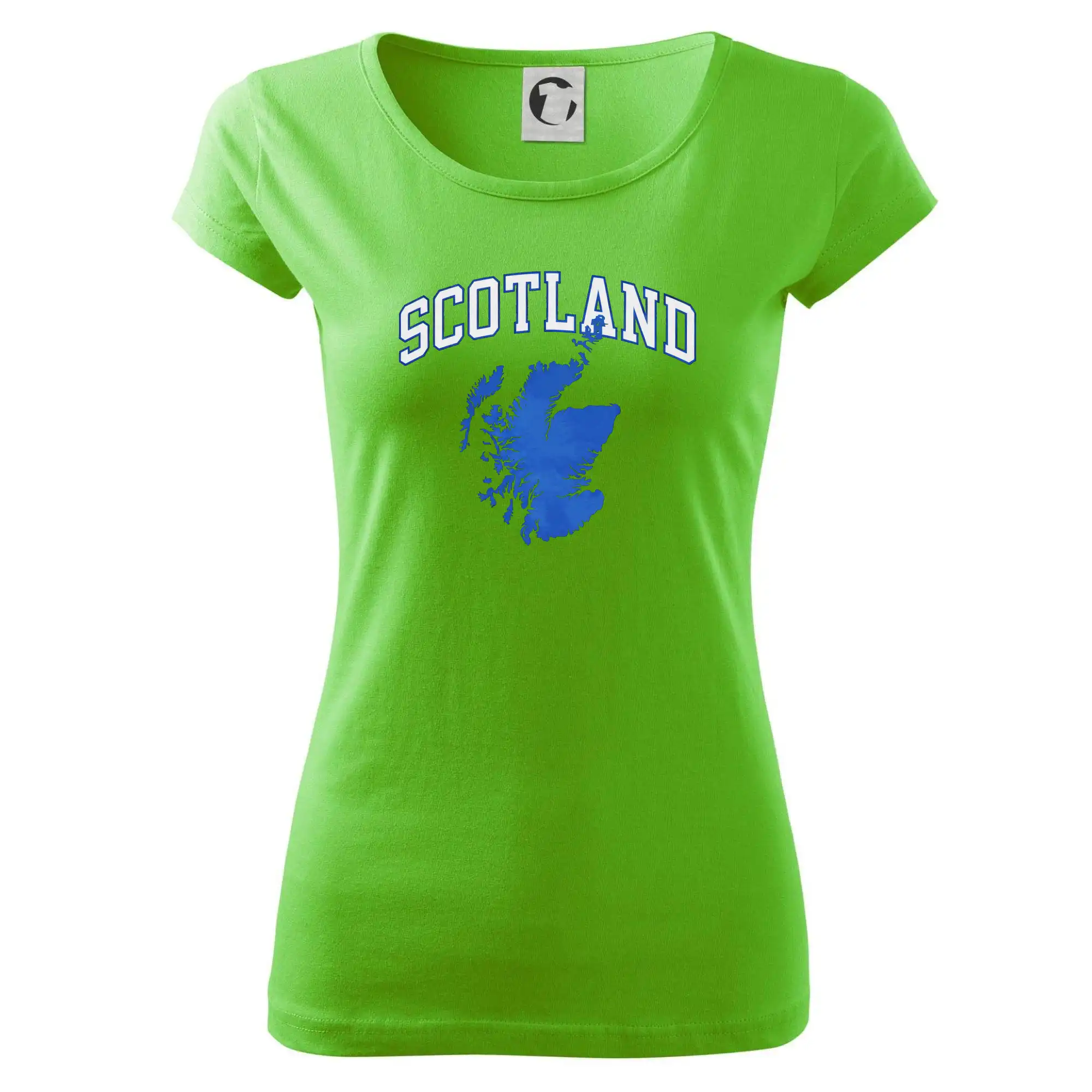 Scotland nápis s mapou