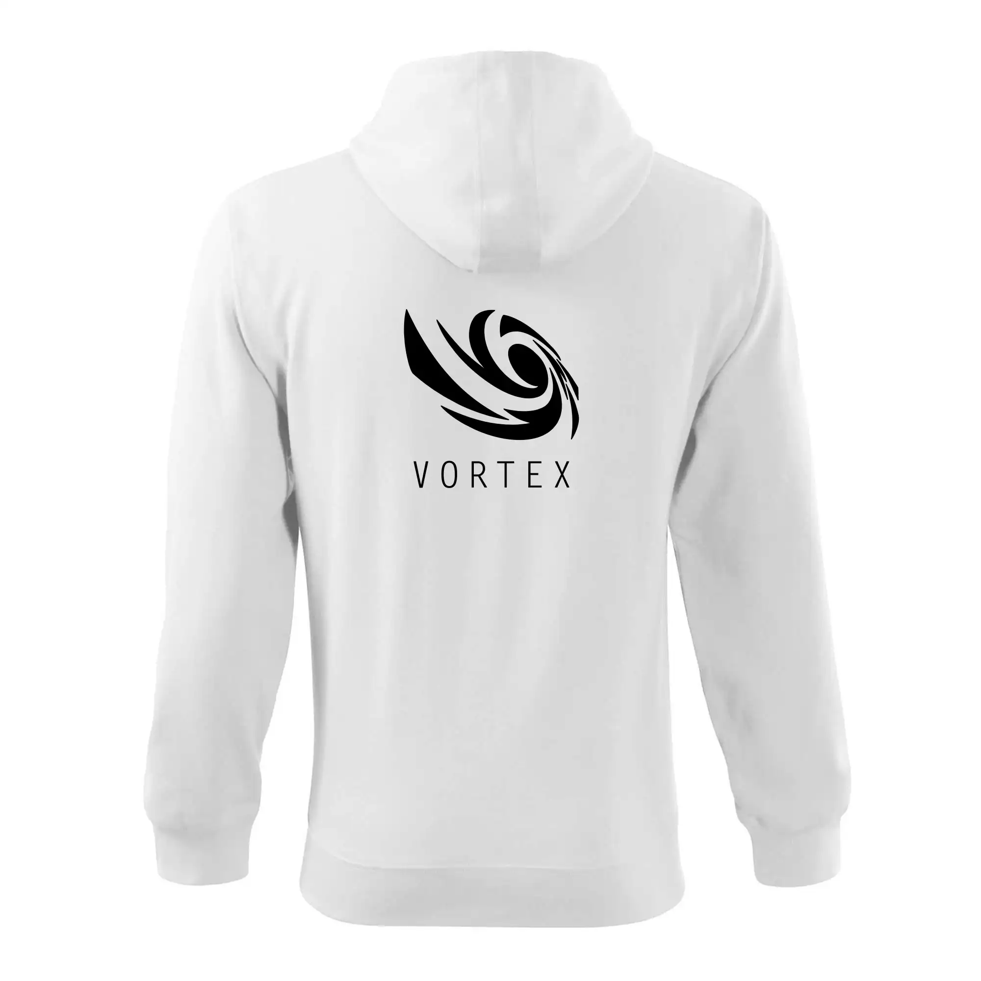 Tričká, mikiny a šiltovky pre Youtubery - Vortex logo jednofarebné - Mikina s kapucňou na zips trendy zipper