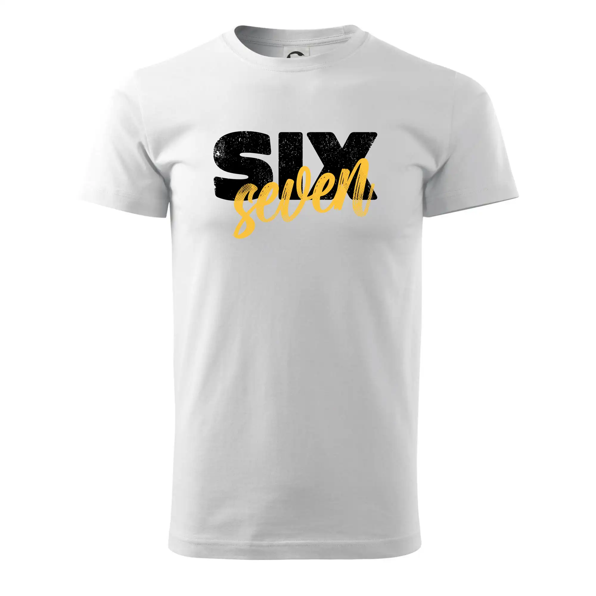 Ostatné nápisy - Six seven - písmo - Pánske tričko nižšej gramáže