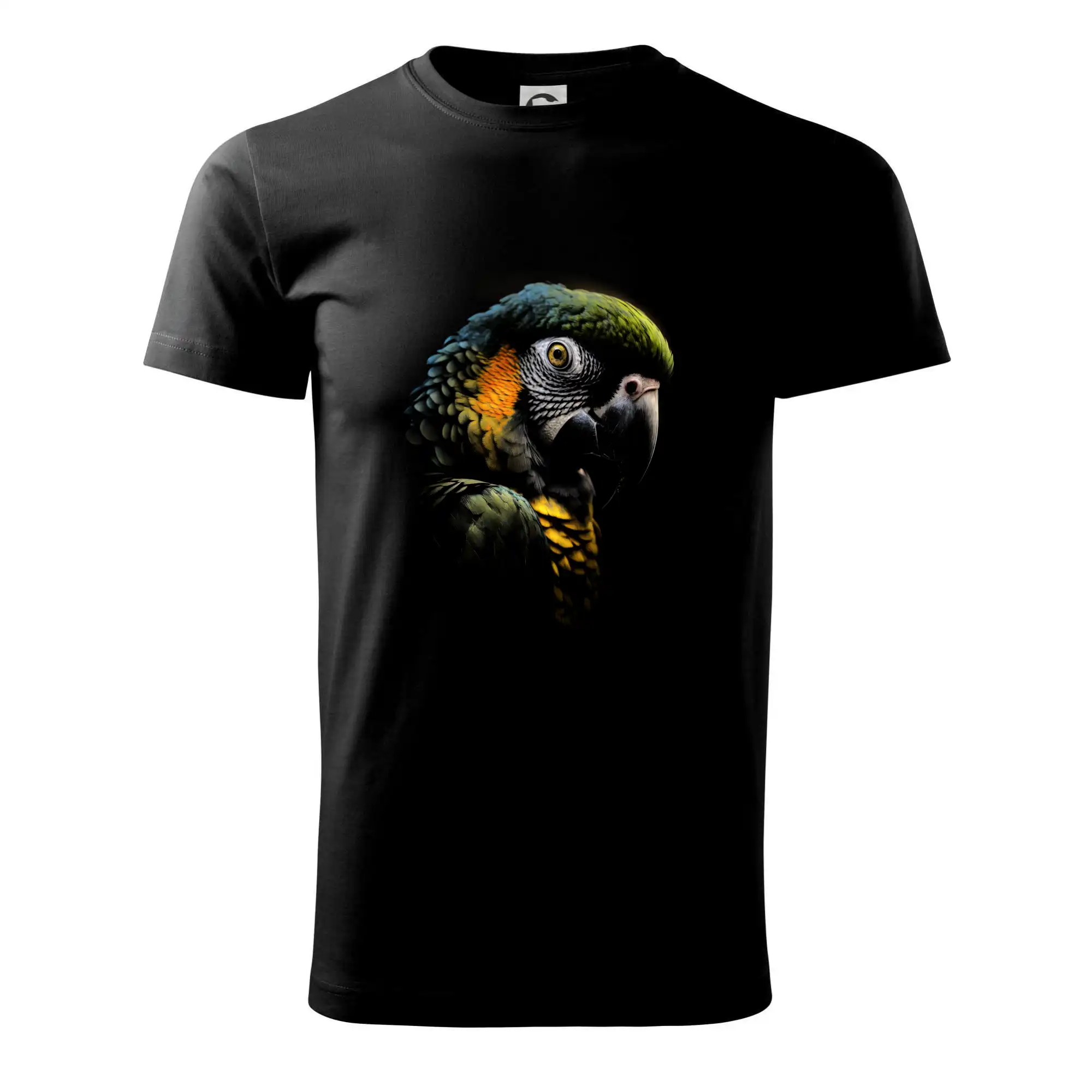 Tričko s motívmi vtákov - Papagáj fotka - Tričko extra veľké  (5-8XL)