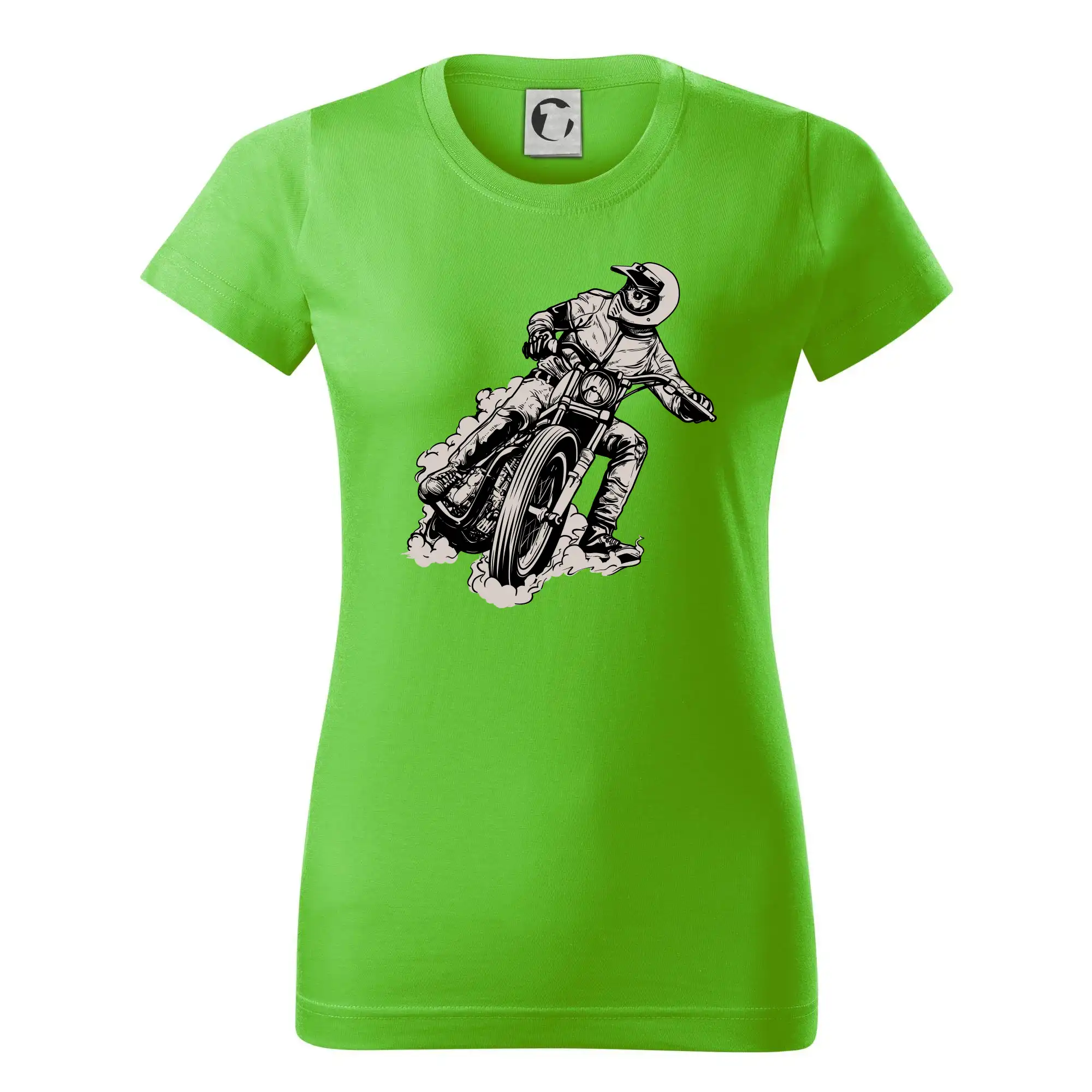 Motocross tričká - Motorkár bokom - Dámske tričko basic - ľahko voľnejšie a dlhšie