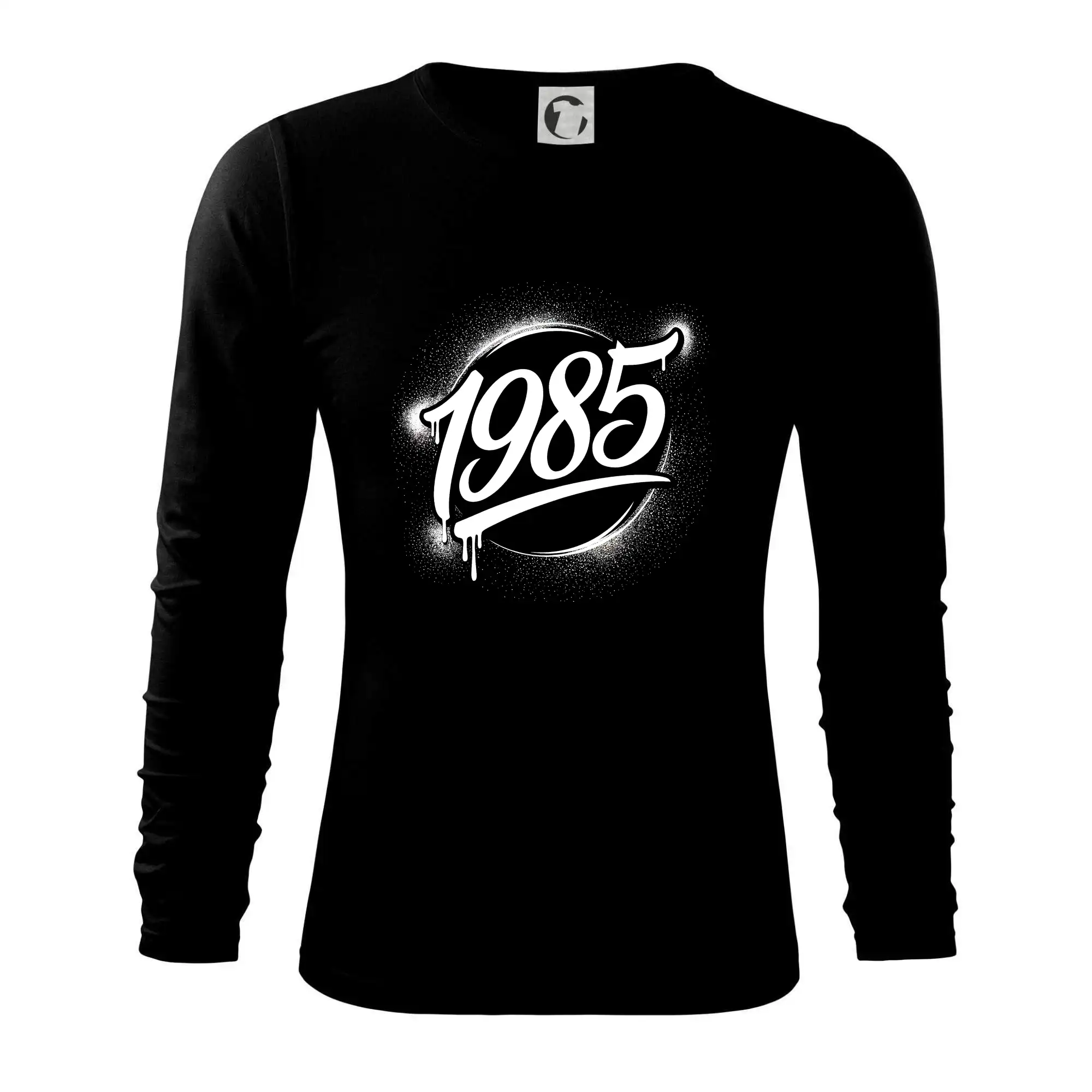 Trička s ročníkom 1985 - Narodeninový ročník graffiti 1985 - Tričko s dlhým rukávom FIT-T long sleeve