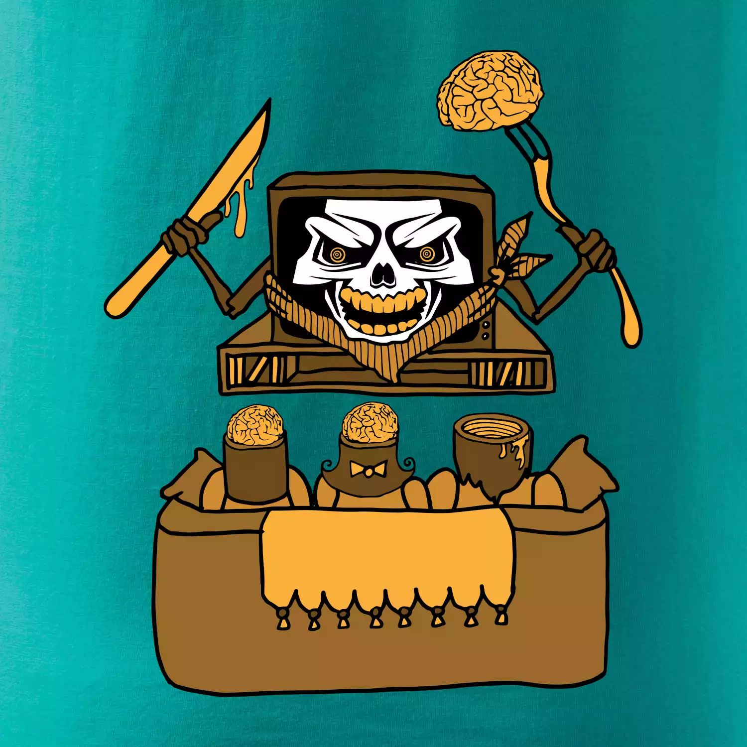 Mozkožrút - televízia (Pecka design)