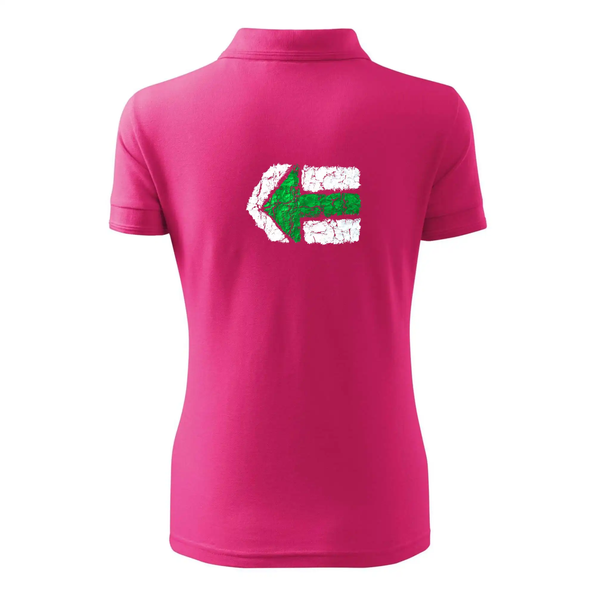 Trička na kempovanie - Párová turistická značka zelená - Polokošeľa dámska Pique Polo