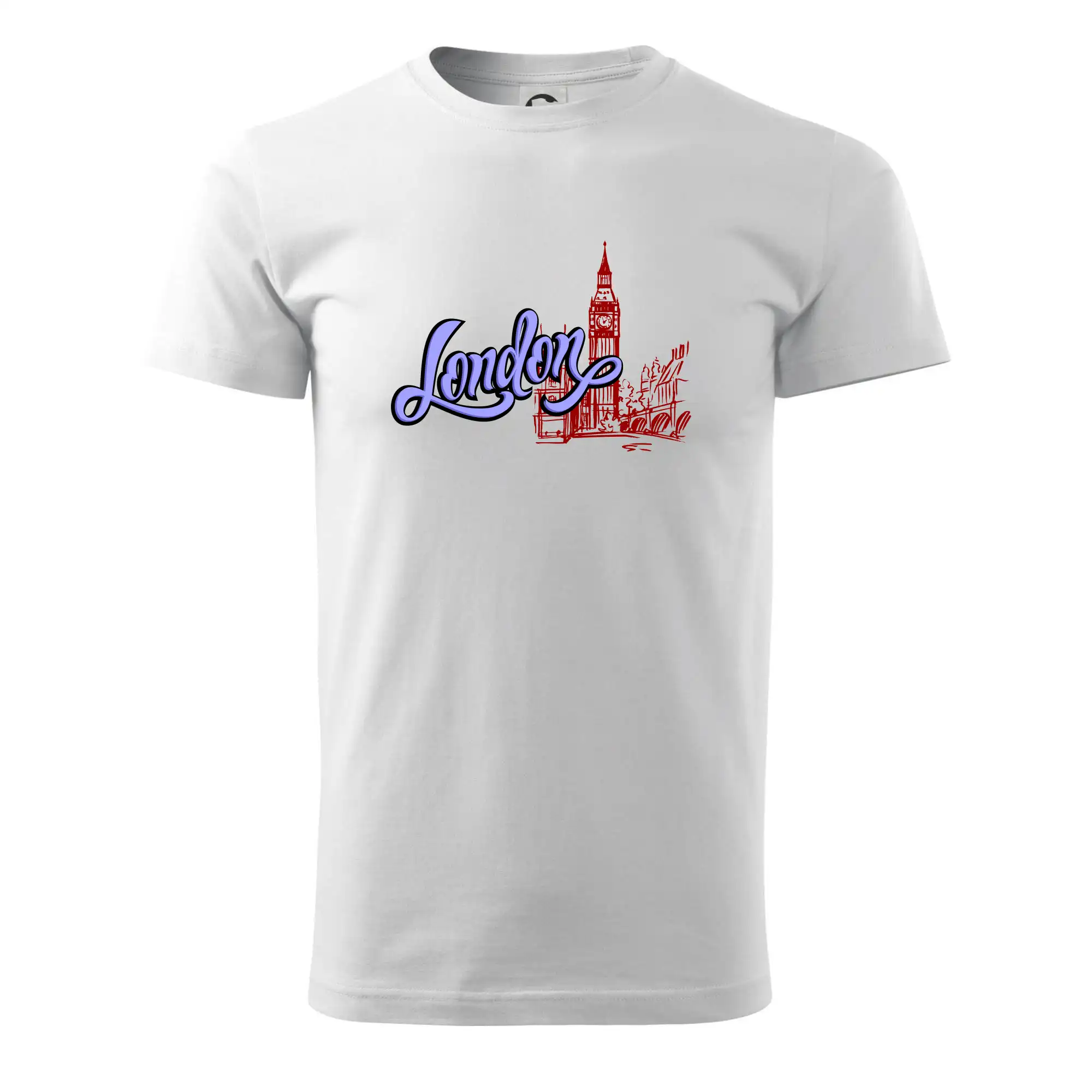 Tričká Anglicko - London Lettering - Pánske tričko nižšej gramáže