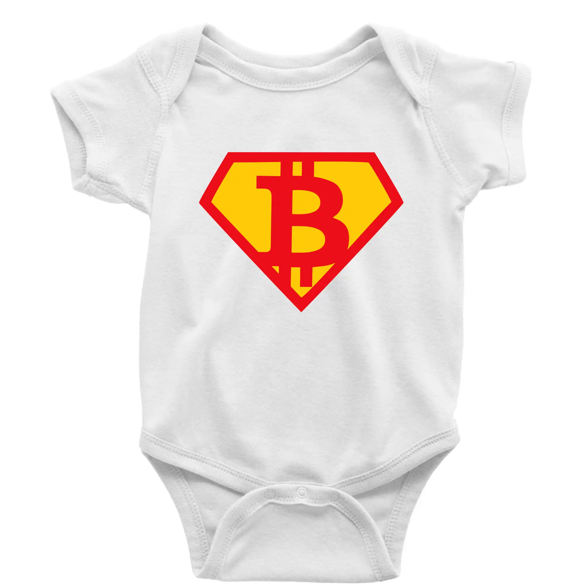 SuperBitcoin - Body dojčenské s krátkym rukávom