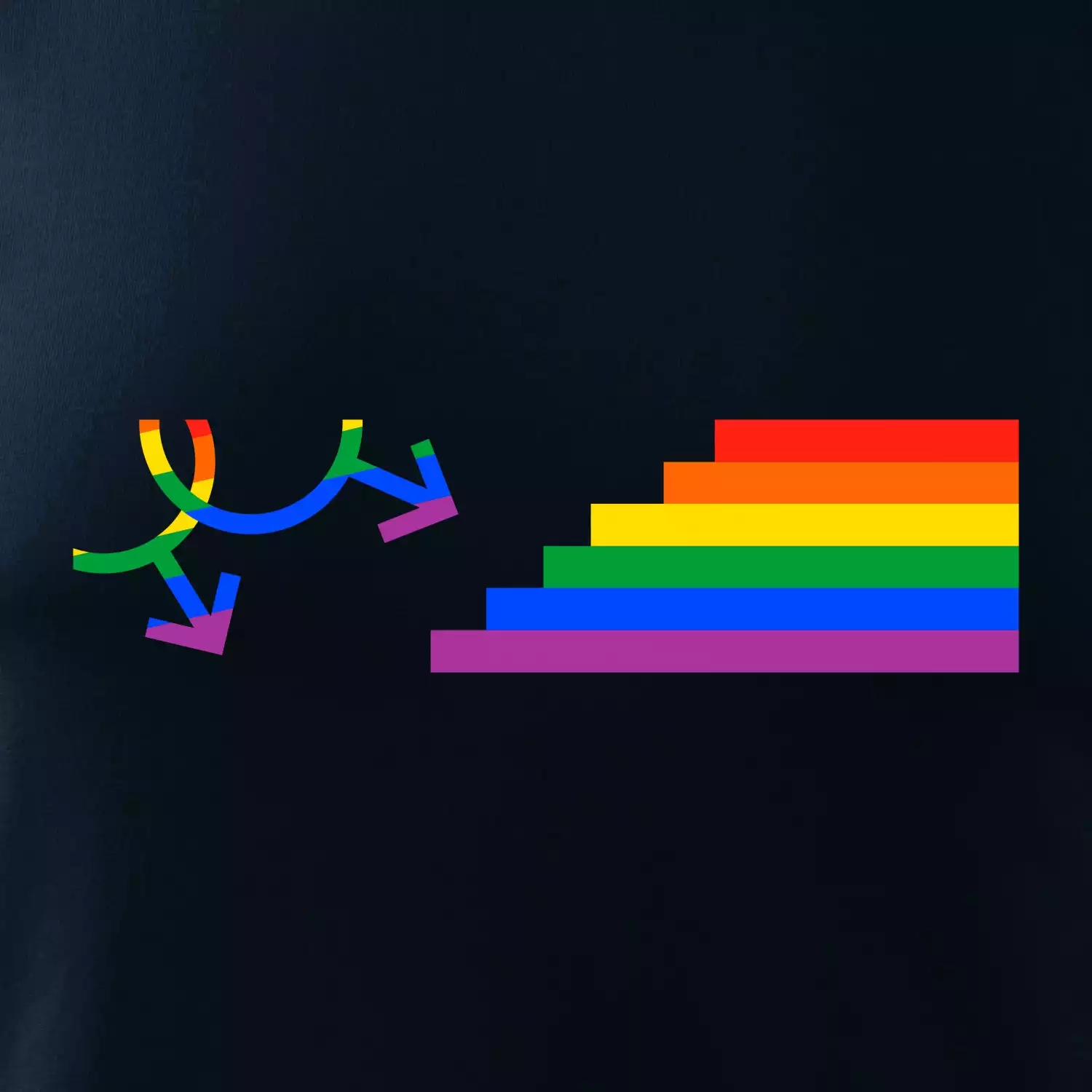 Gay symbol duha