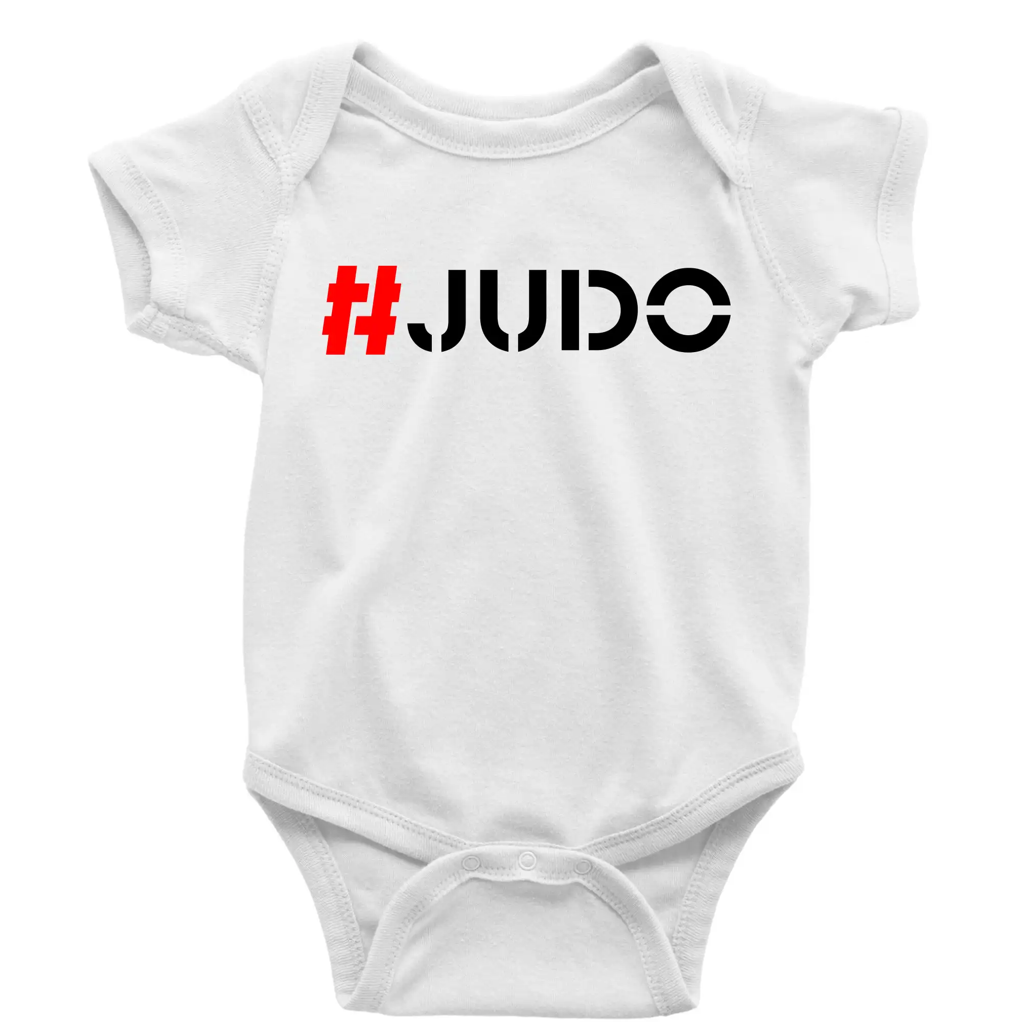 Tričká Judo - Judo Hashtag - Body dojčenské s krátkym rukávom
