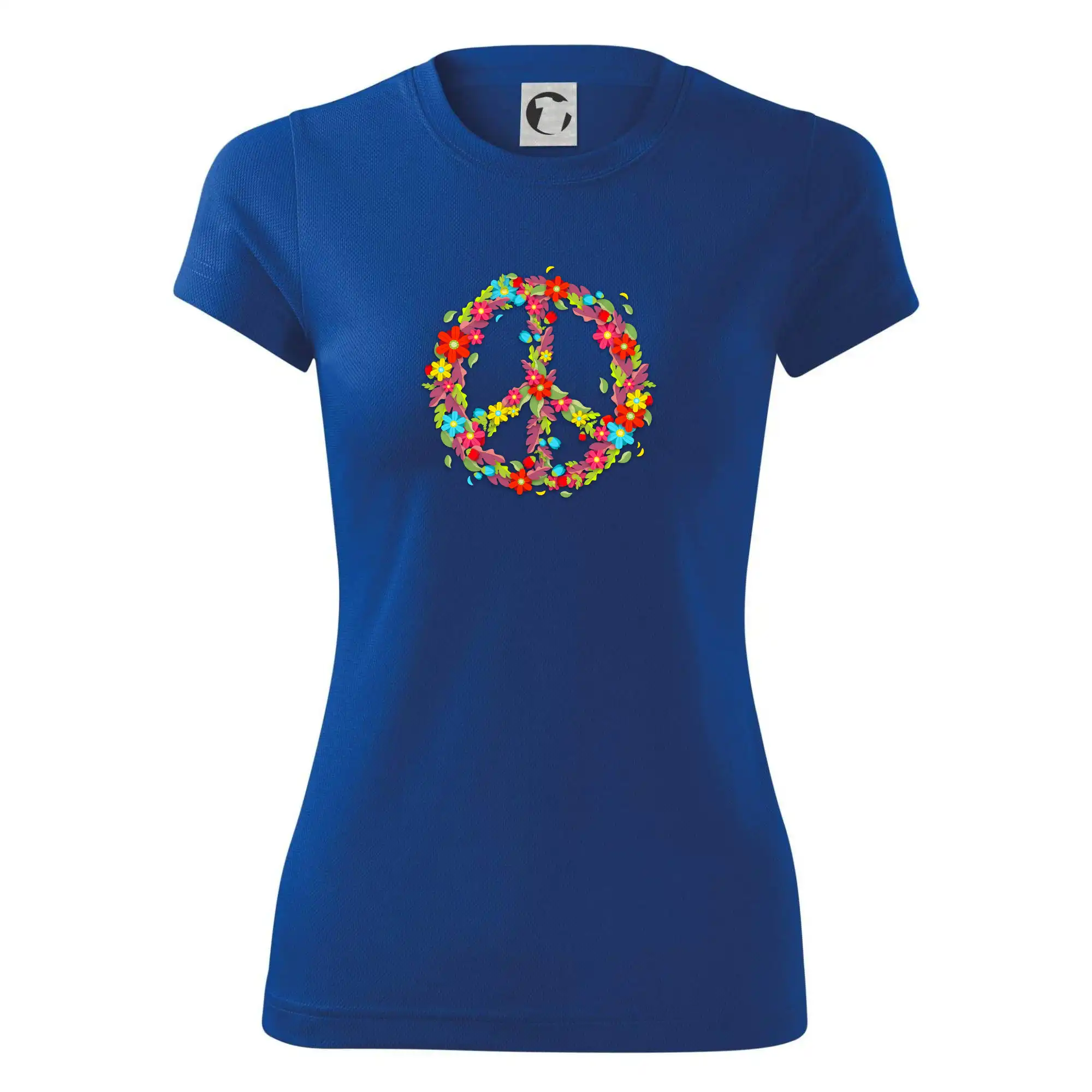 Peace symbol červené květiny
