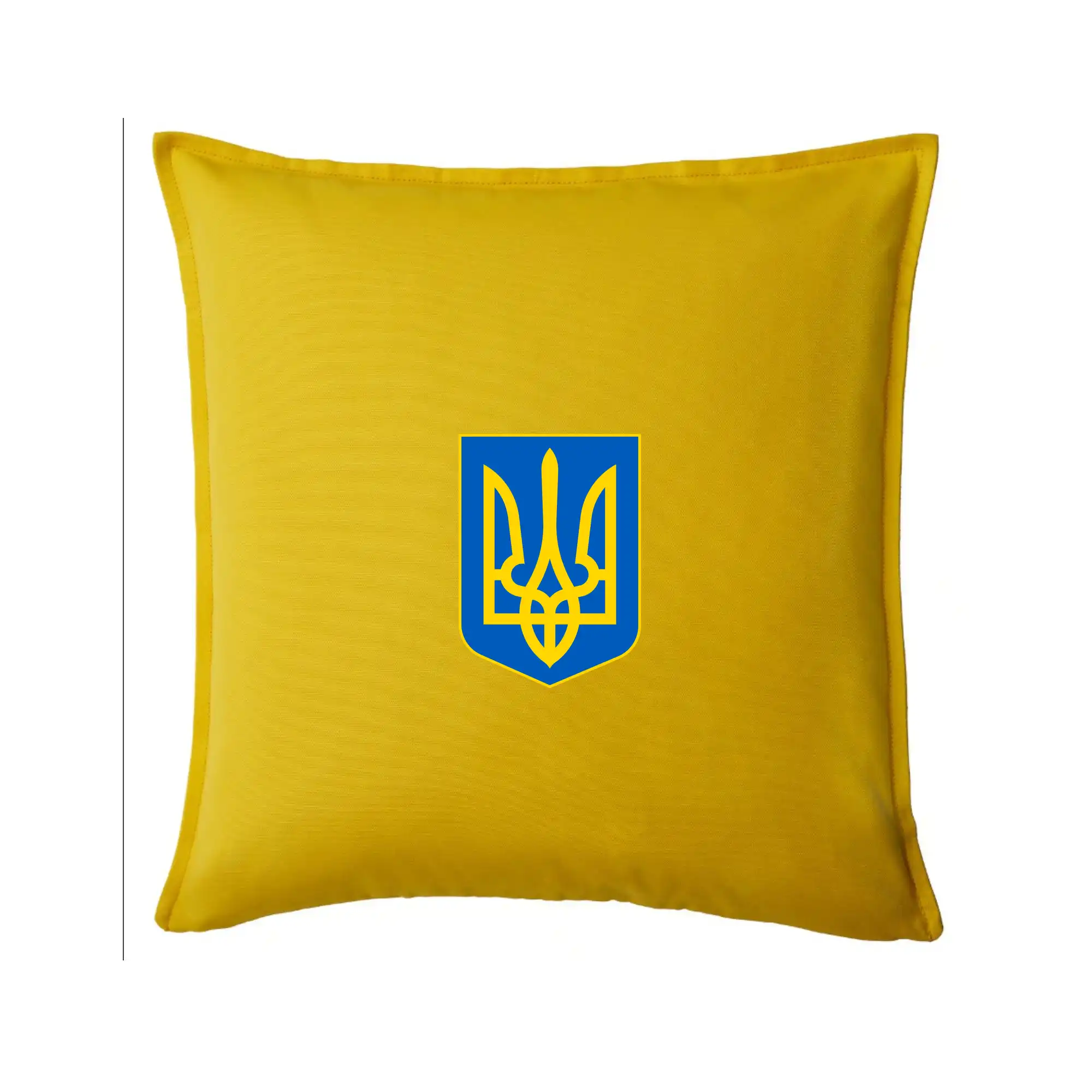 Tričká s vlajkou ukrajiny - Ukrajinské logo farebné malé - Vankúš 50x50