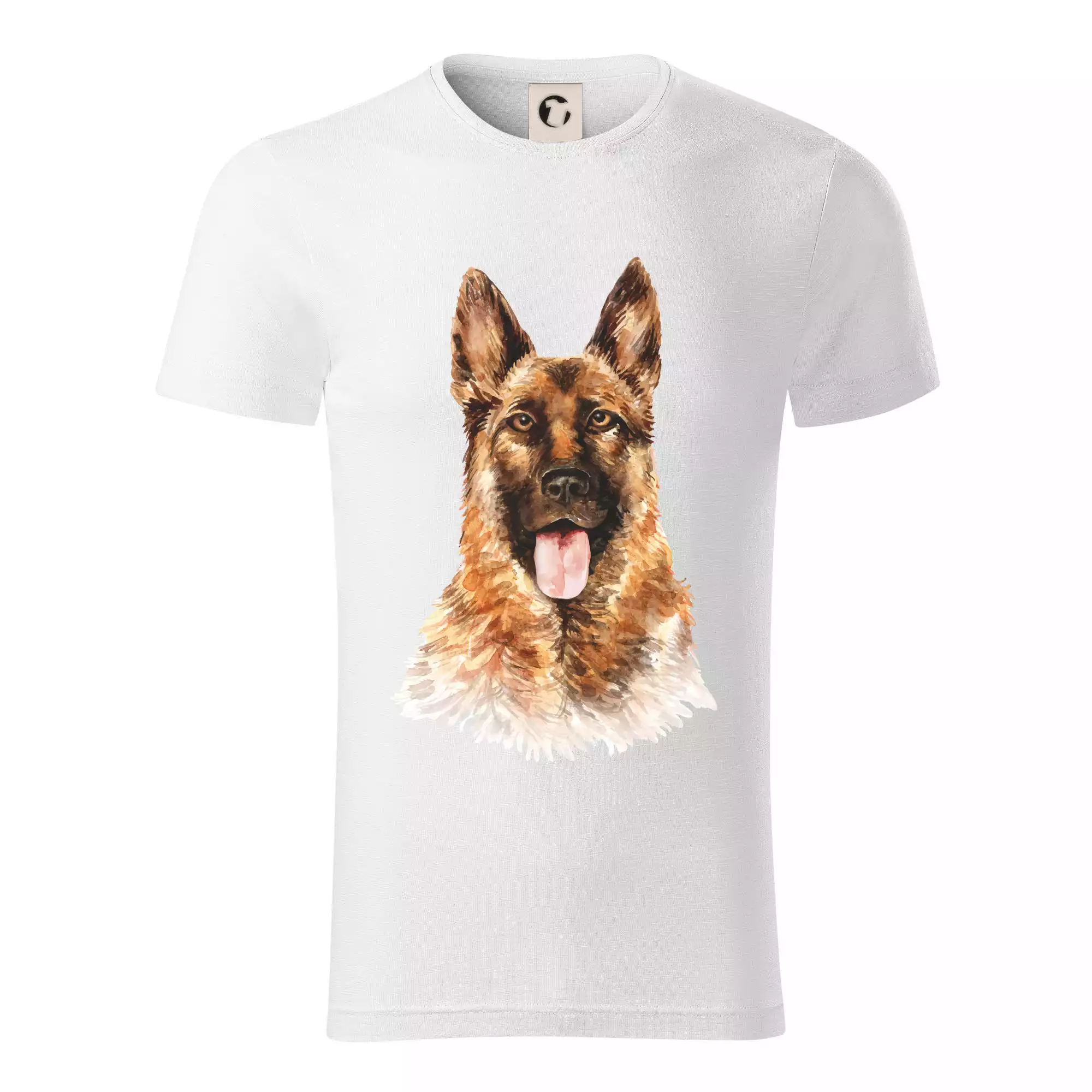 German shepherd - vodová barva