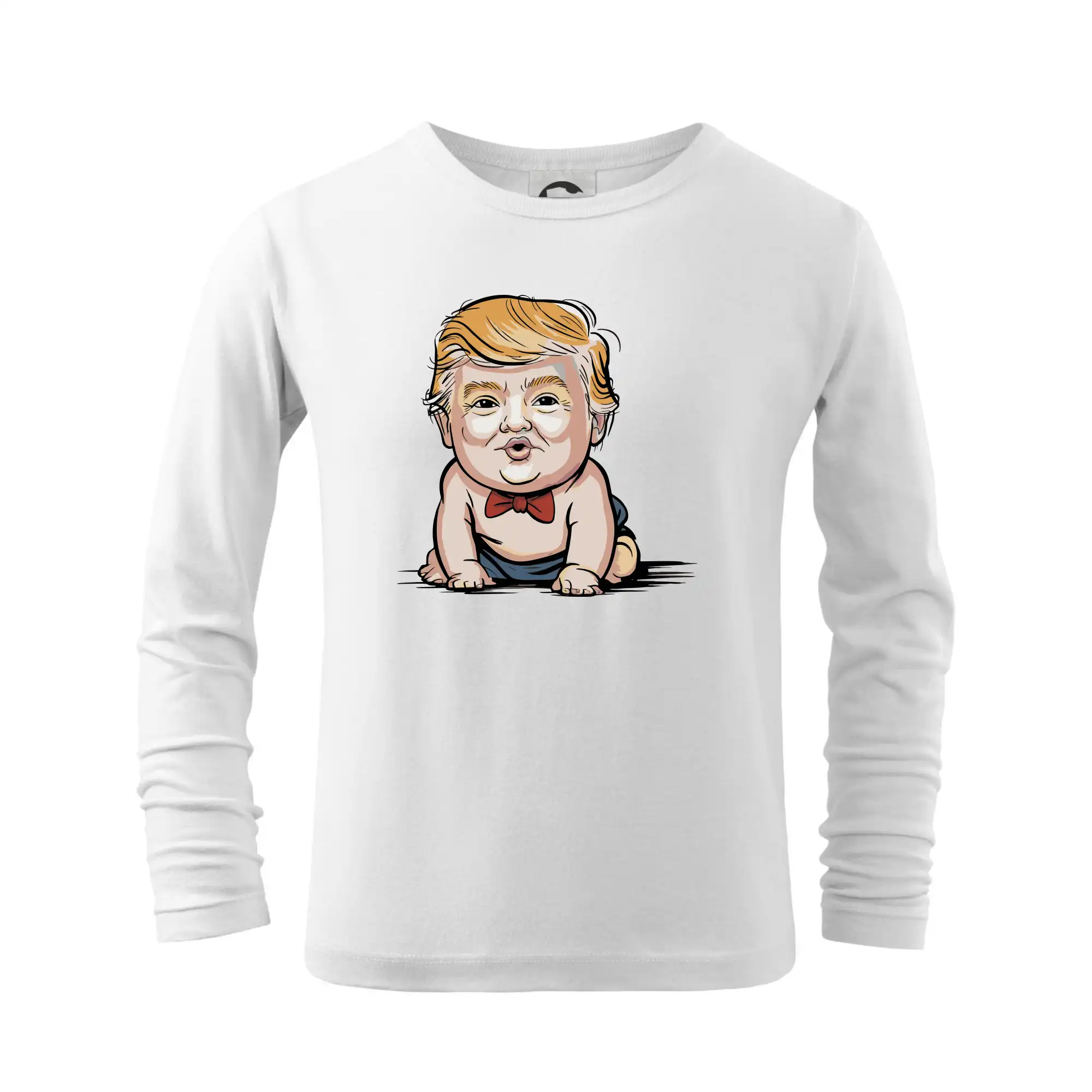 Politické tričká - Baby trump - Tričko detské Long Sleeve