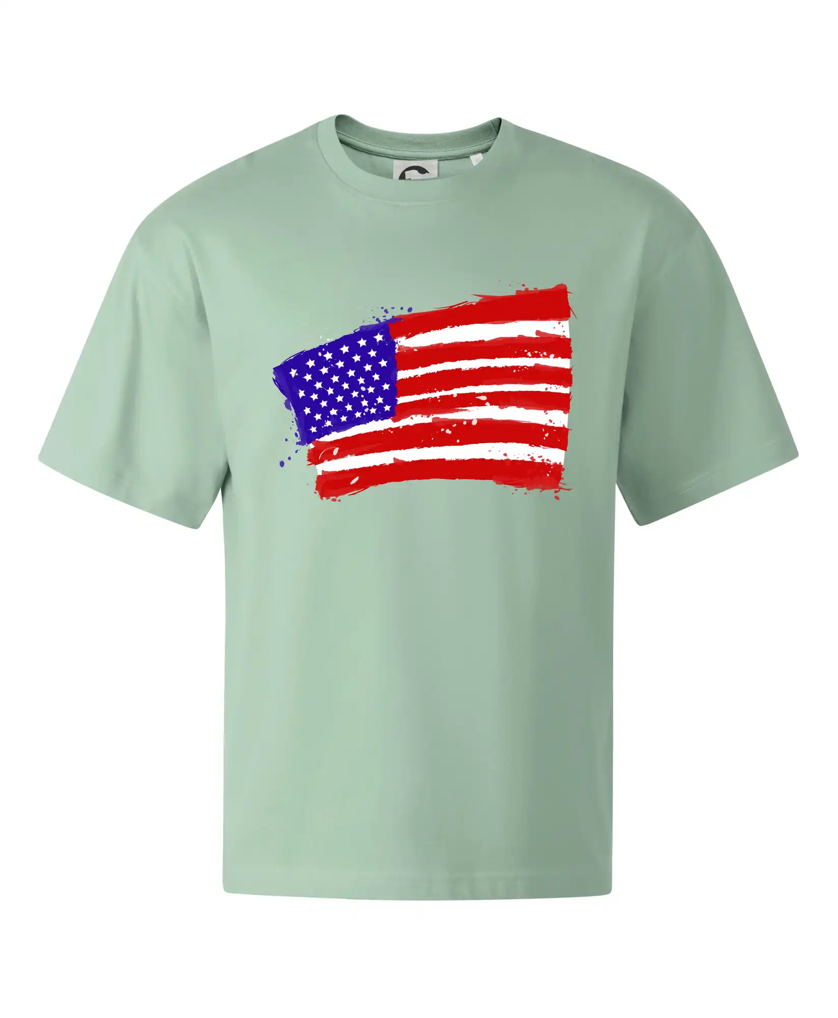 Americká vlajka ohnutá