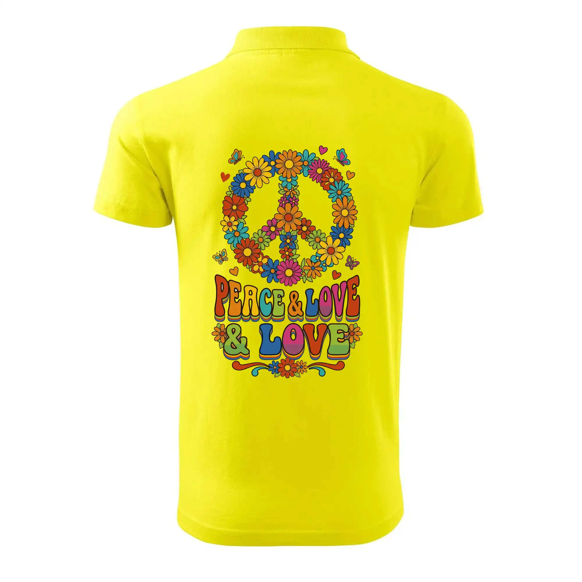 Peace and love - na výšku s květy