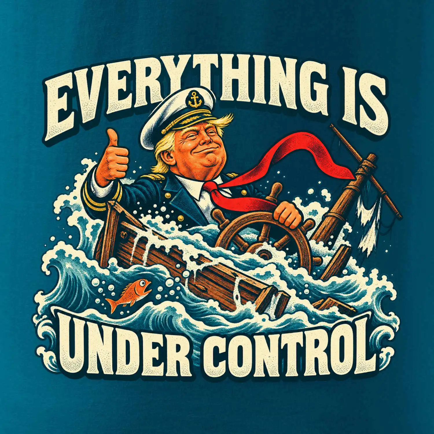 Donald Trump kapitán potápějící se lodi