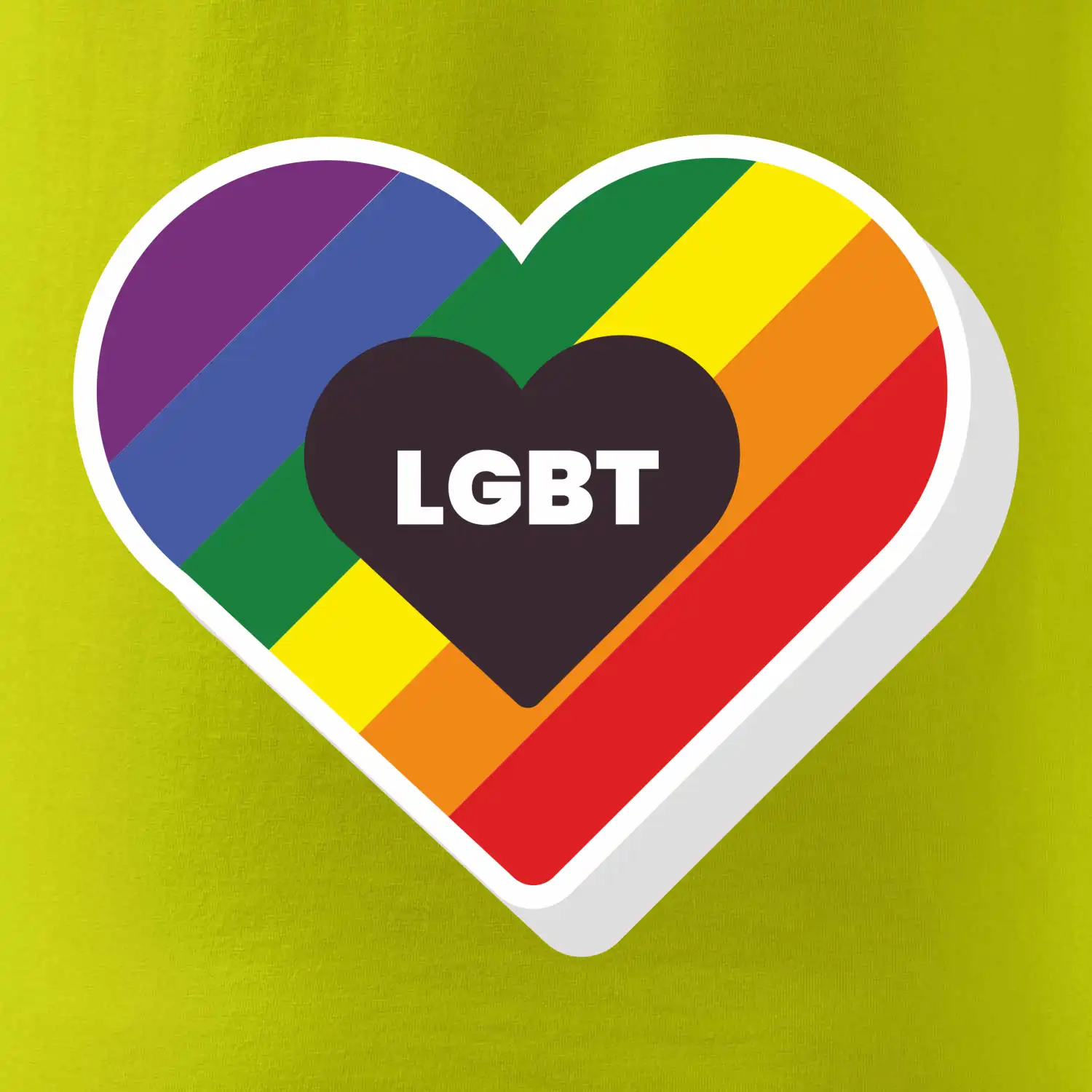 LGBT srdce duhové