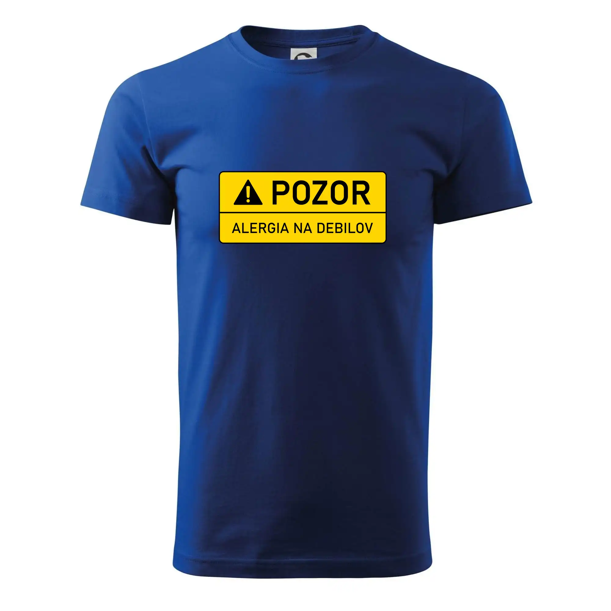 Ostatné nápisy - Pozor alergia na debilov - Pánske tričko nižšej gramáže
