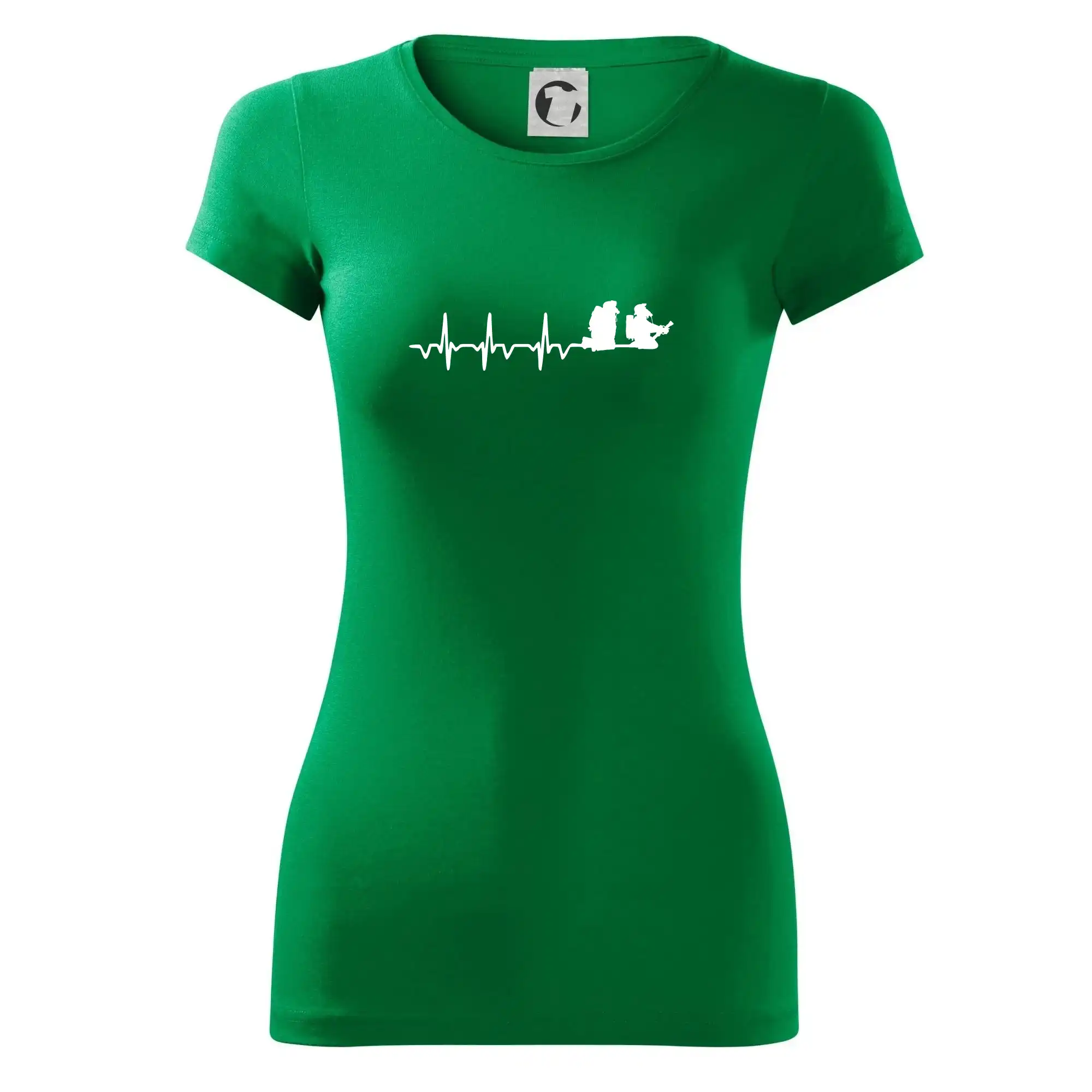 Originálne tričká pre hasičov - EKG hasiči - Dámske tričko Glance - Priliehavejší strih