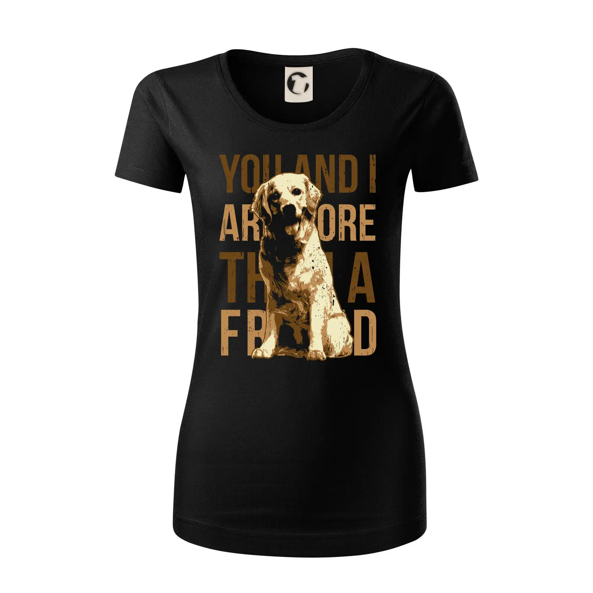 Ostatné psie plemená - Dog friend - Dámske tričko z organickej bavlny Origin (GOTS)