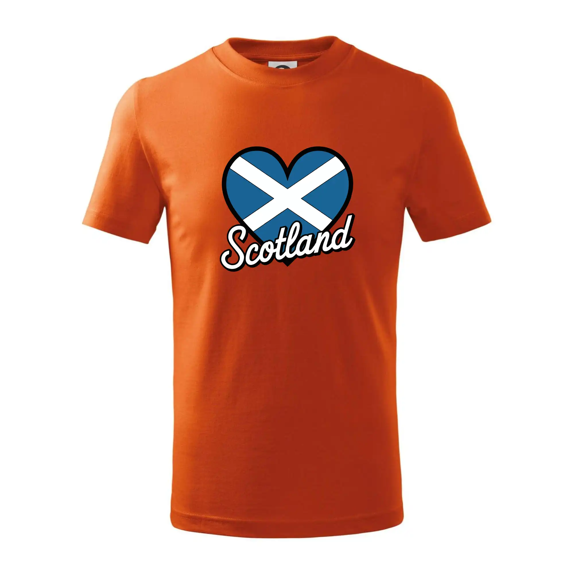 Ostatné mestá / miesta - Scotland Srdce s vlajkou - Tričko detské bavlnené
