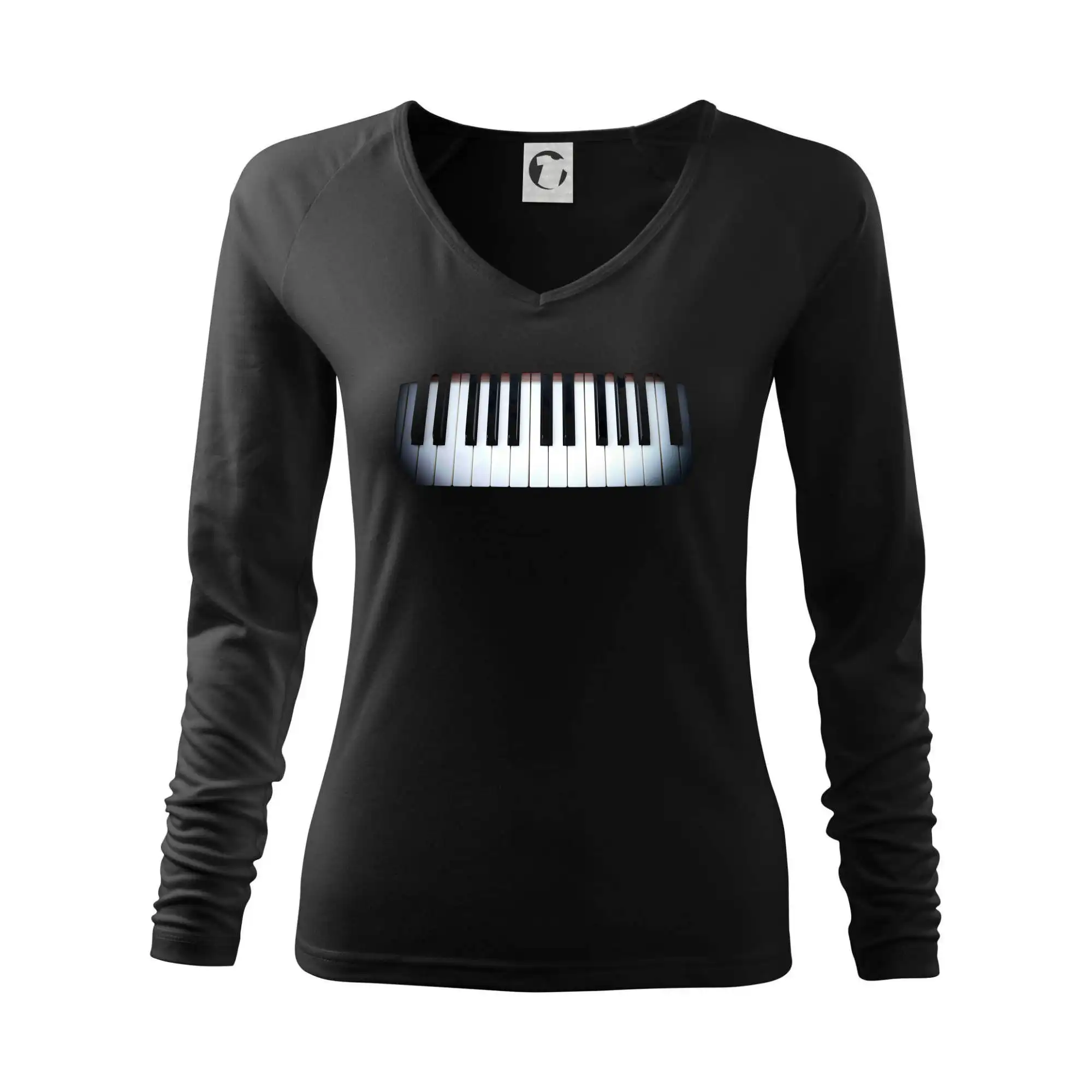 Piano v tme - Tričko dámske Elegance