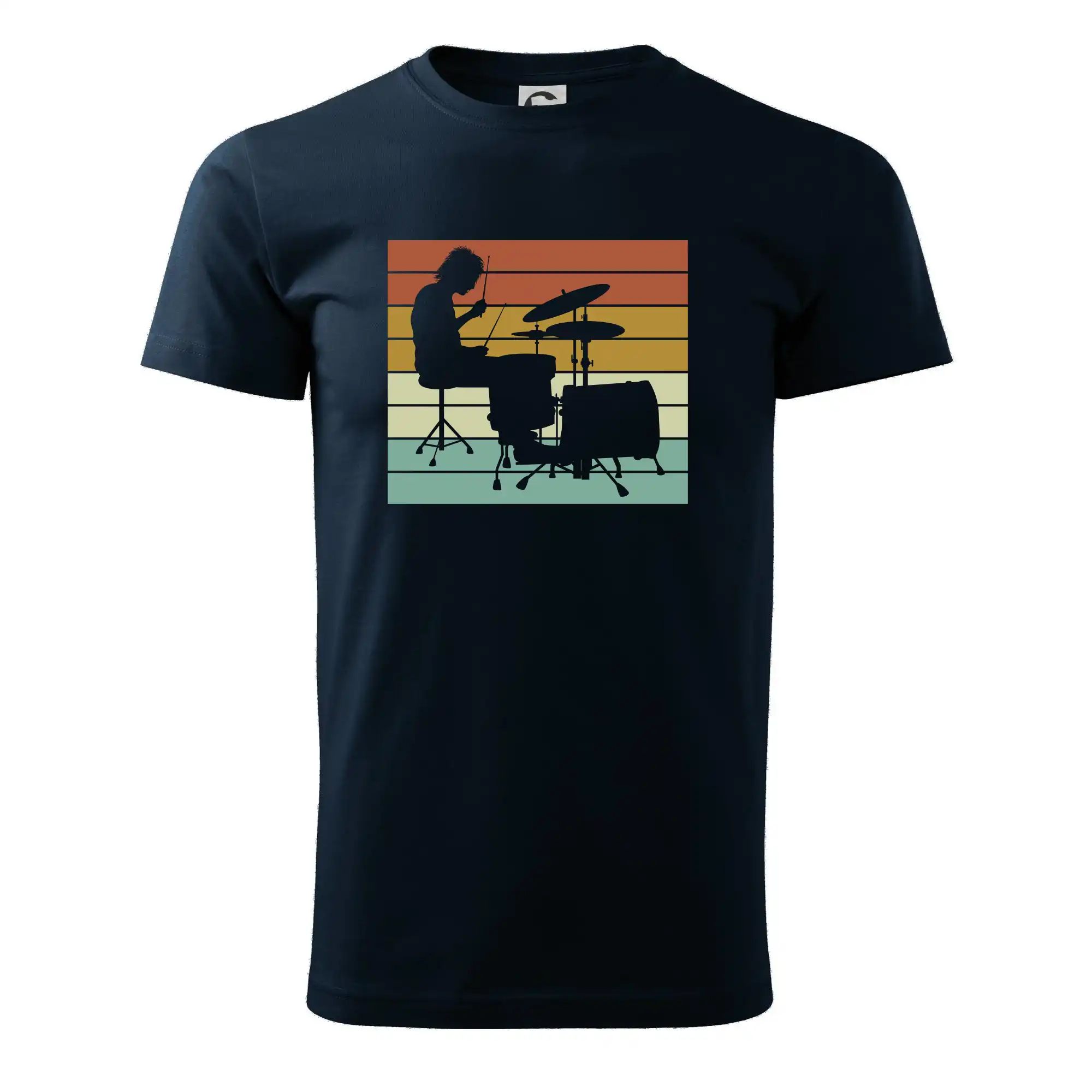Vintage bubeník - Tričko extra veľké  (5-8XL)
