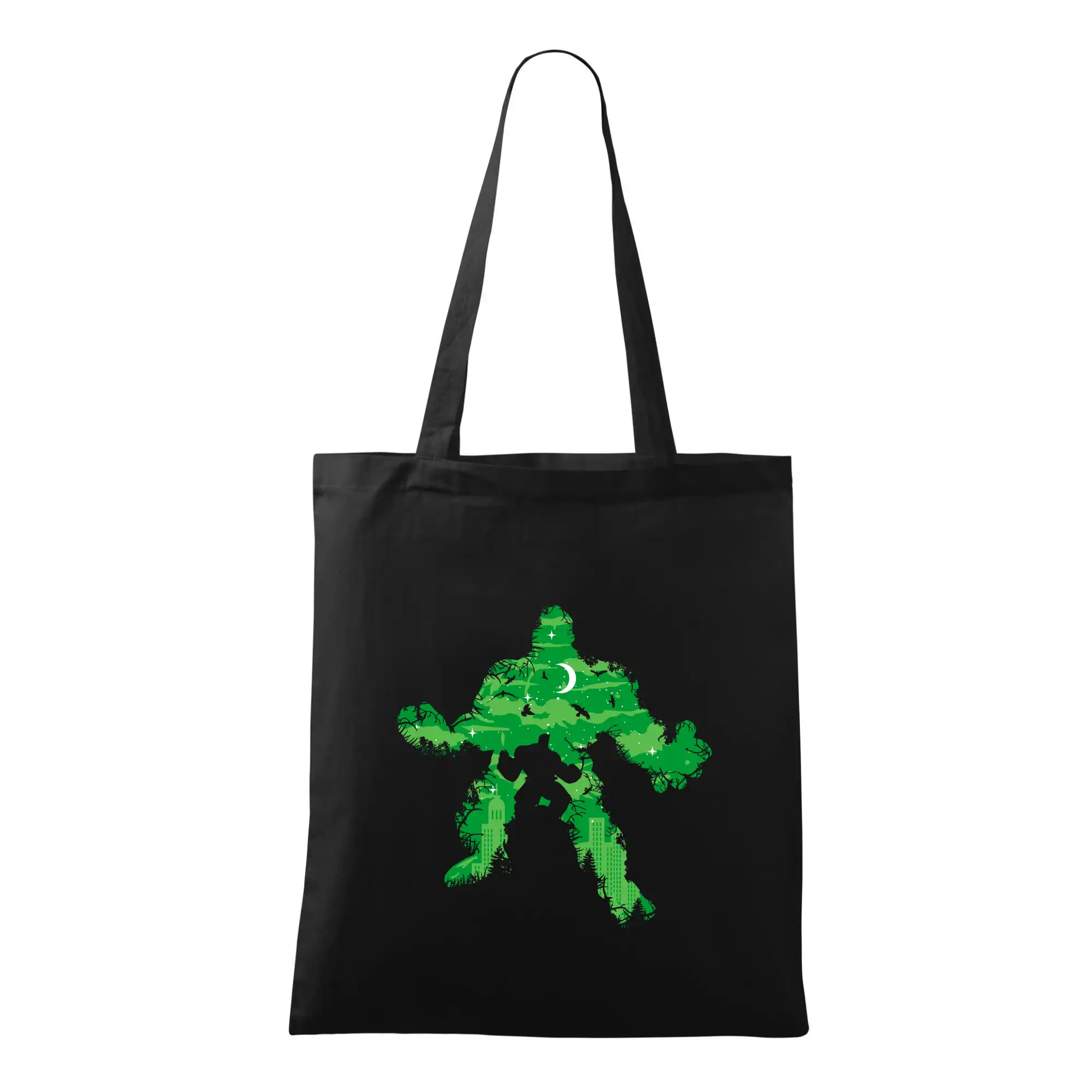 Grafické tričká - Green Monster mraky - Taška bavlnená