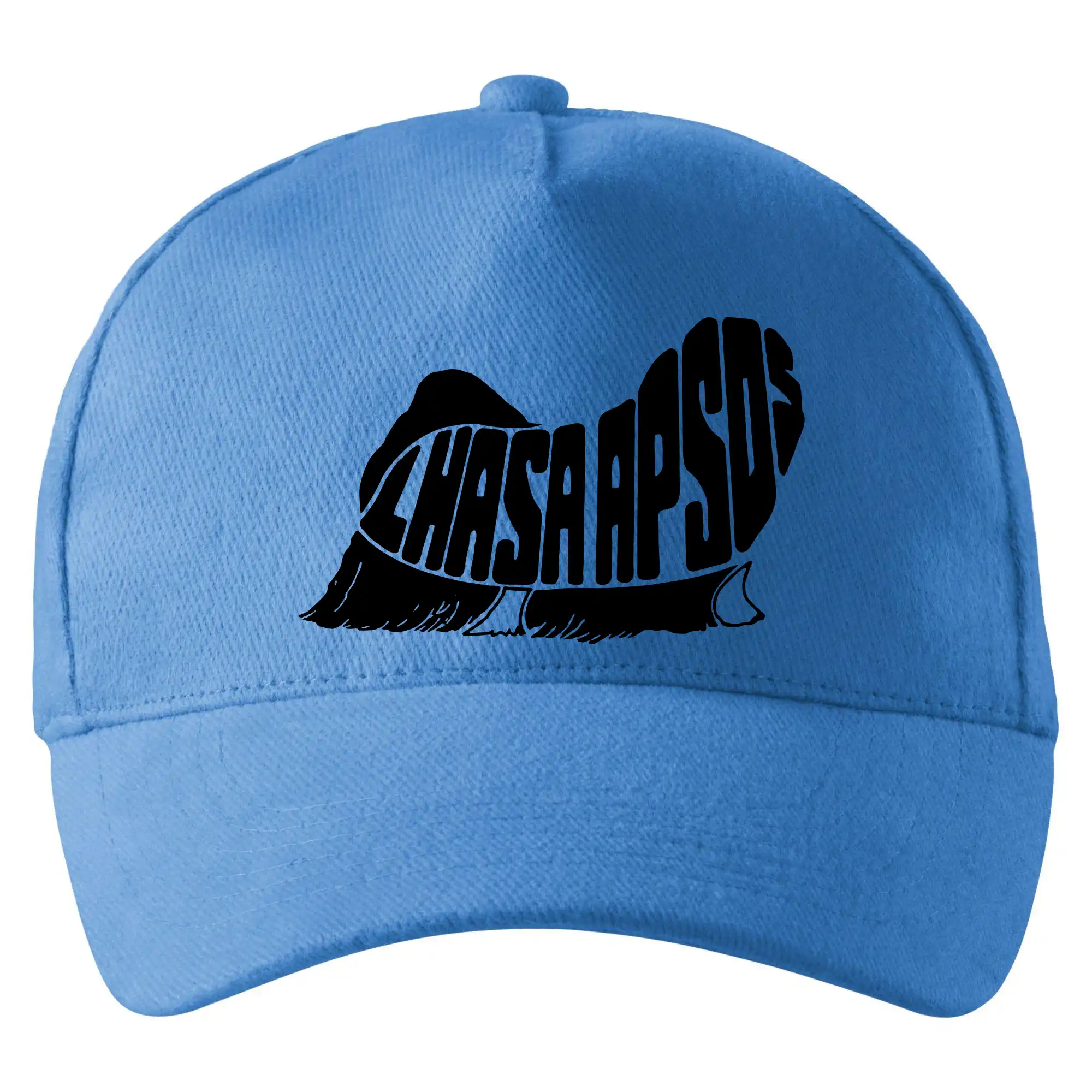 Ostatné psie plemená - Lhasa Apso nápis v tele - Šiltovka so zahnutým šiltom a mosaznou sponou