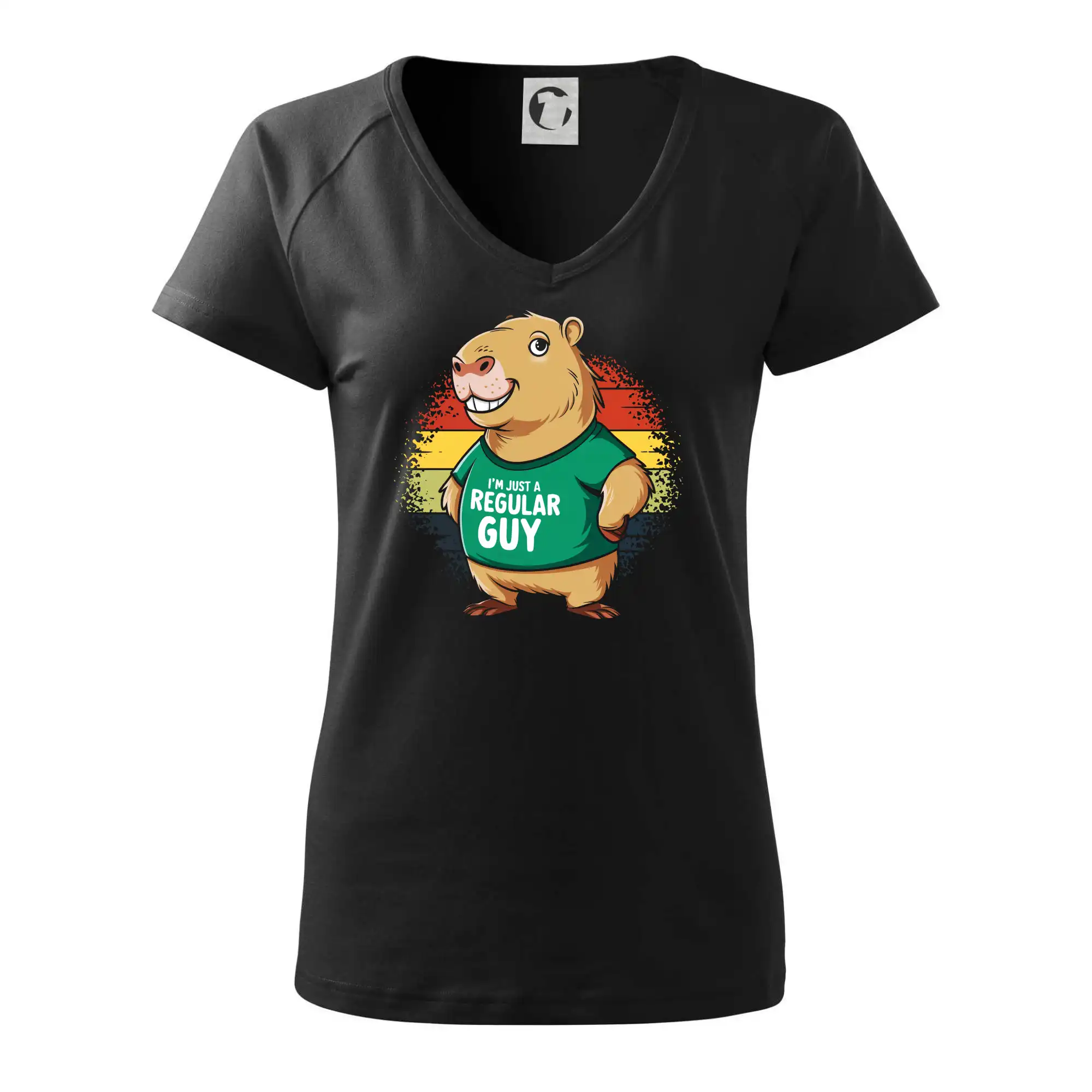 Tričká so zvieratami - Capybara I'm just a regular guy - Tričko dámske Dream