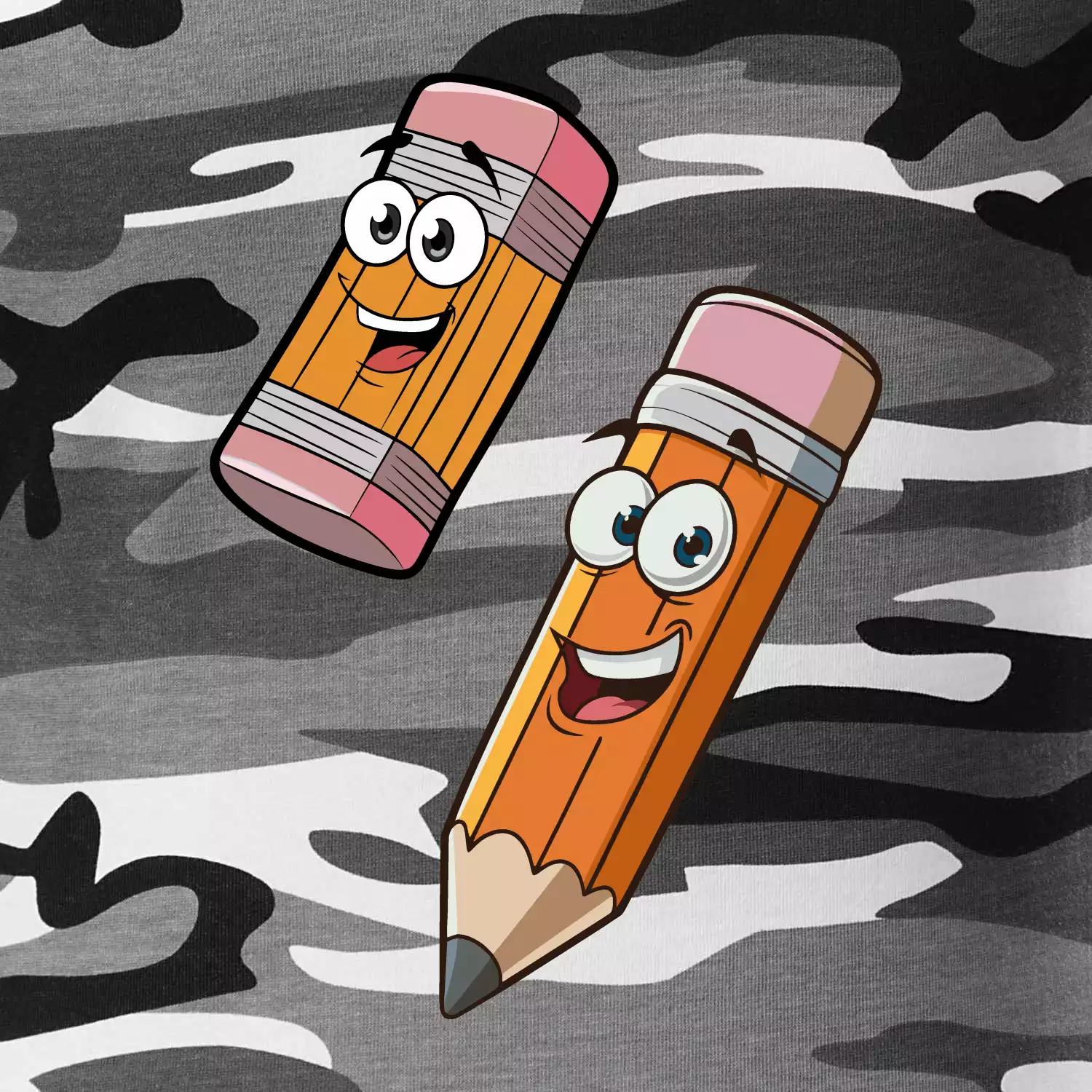 Parové triko - Tužka a guma