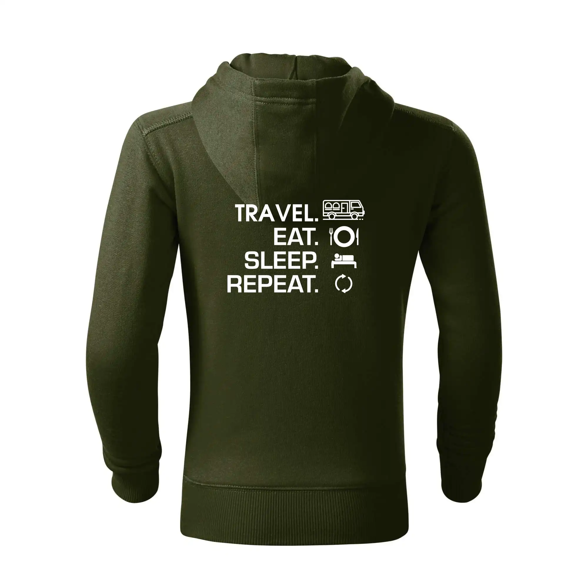 Eat sleep travel - Van