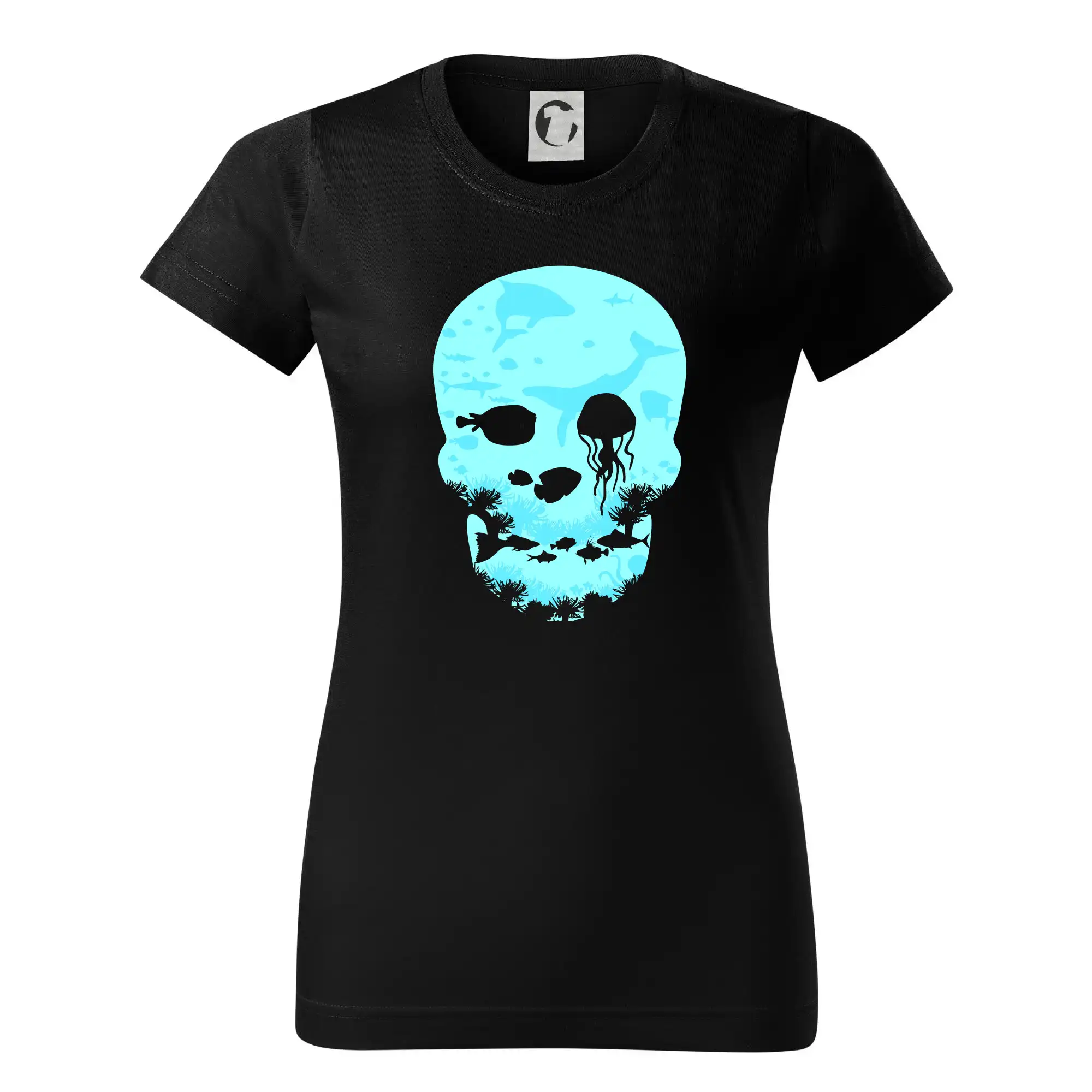 Potápačské tričká - Dead Sea skull - Dámske tričko basic - ľahko voľnejšie a dlhšie