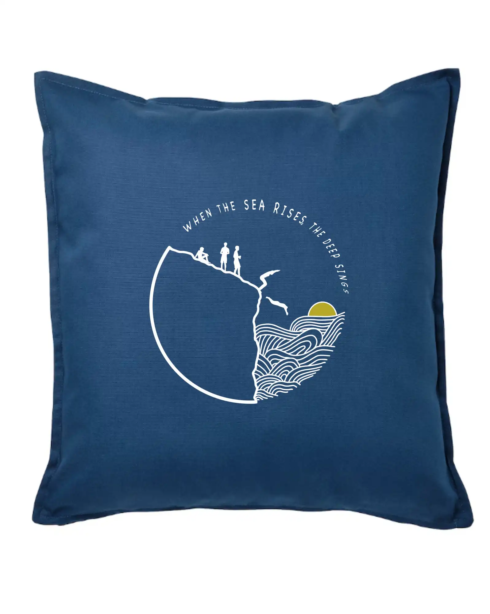 Vodácke tričká - More skoky v kruhu (Moňas) - Vankúš 50x50