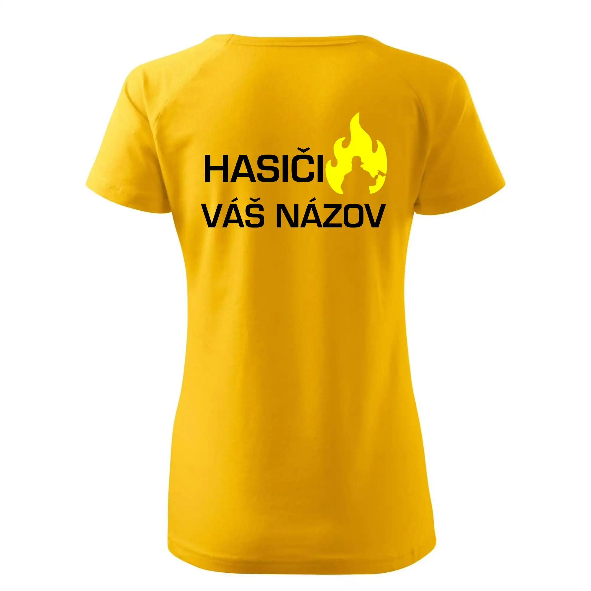 Hasiči - Váš názov - FLUO + Reflexná potlač