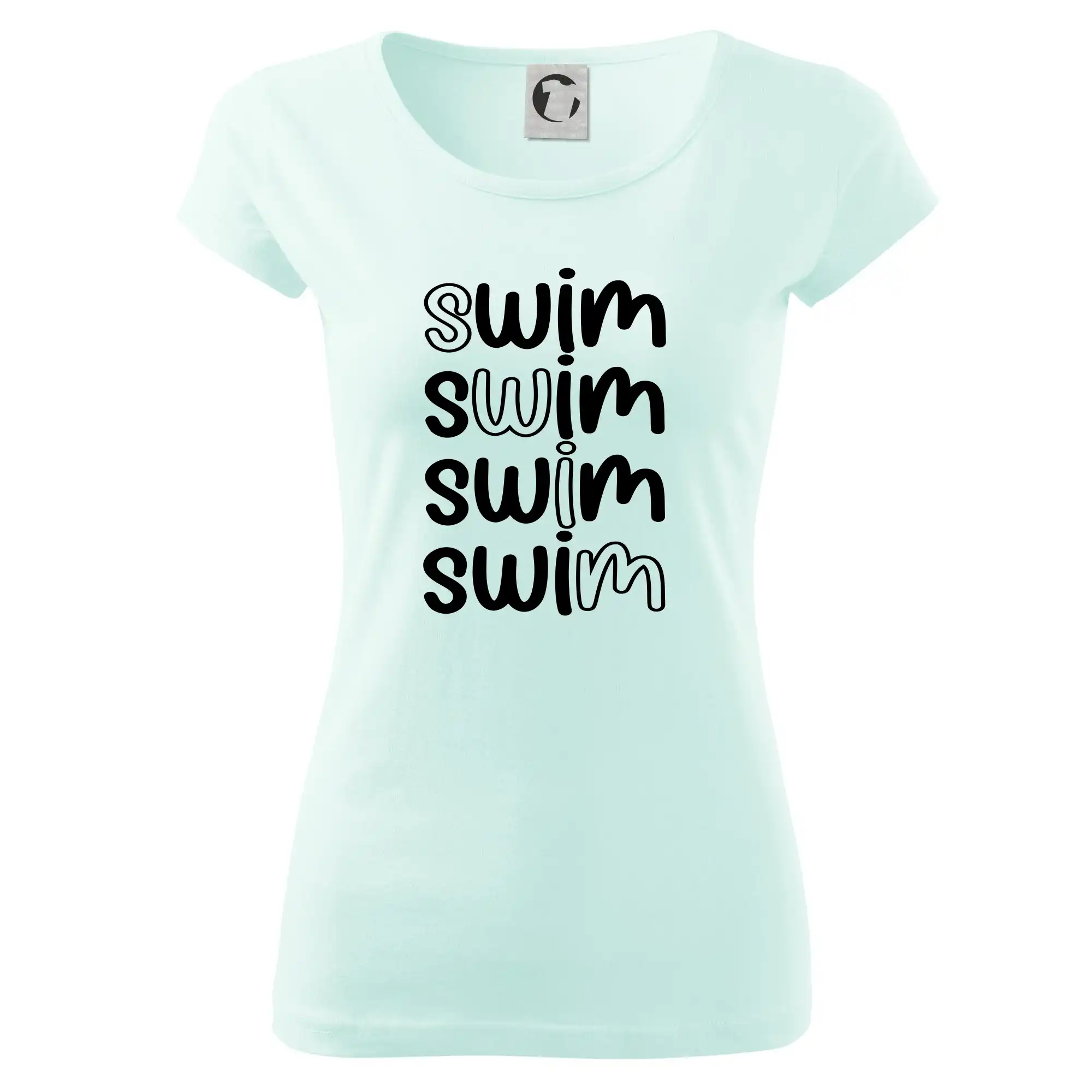 Ostatné športy - Swim nápis - Dámske tričko Pure
