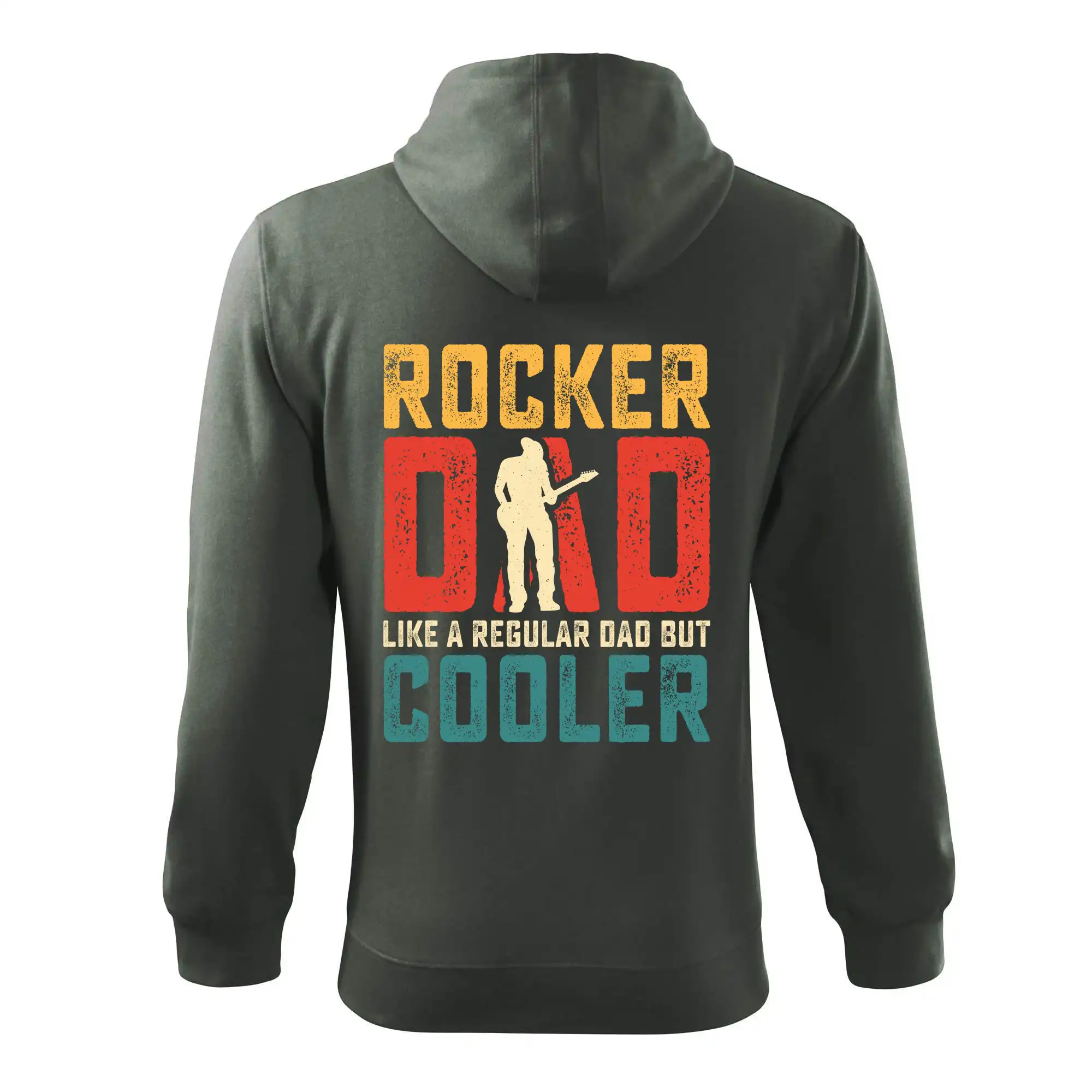 Rocker dad like a regular dad but cooler