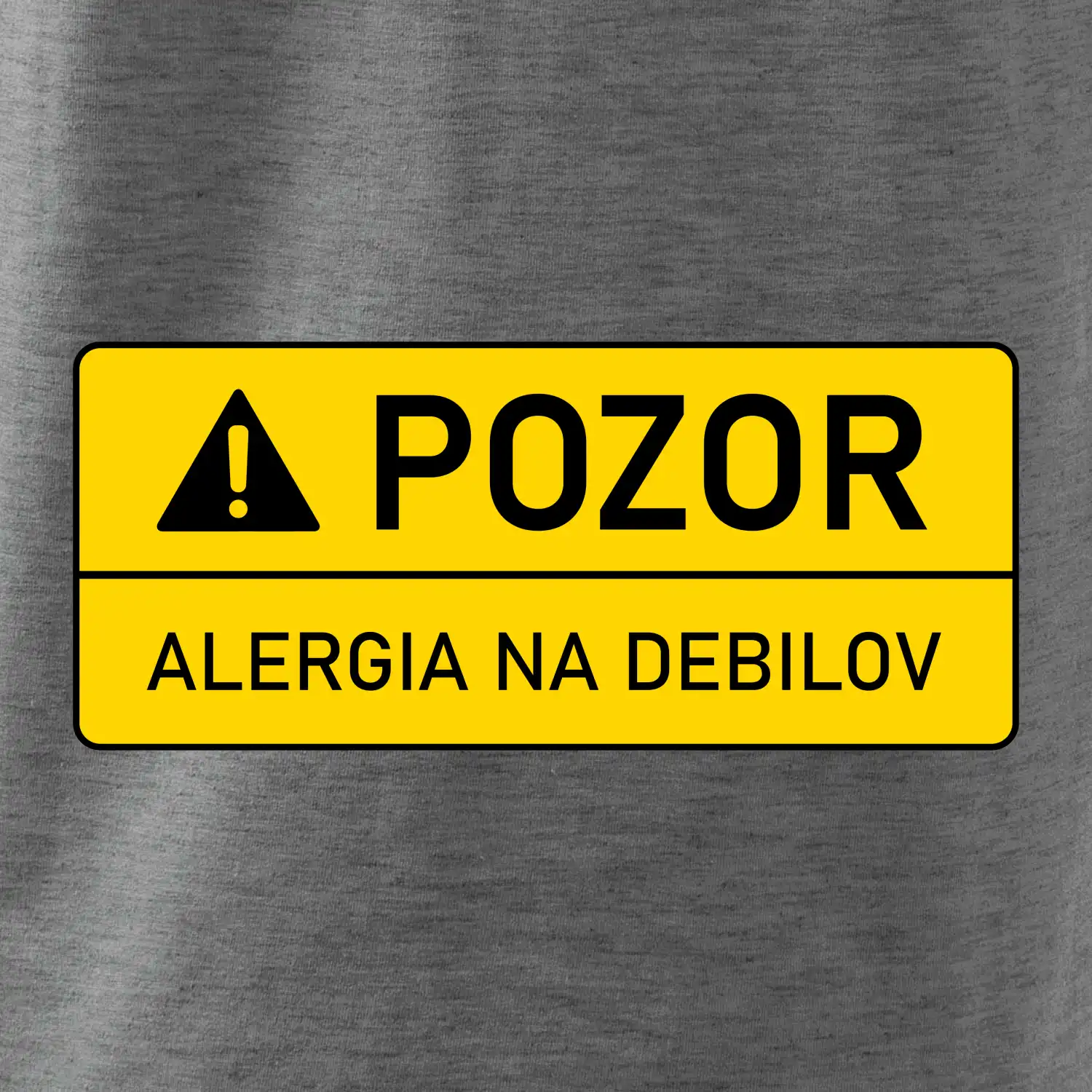 Pozor alergia na debilov SK